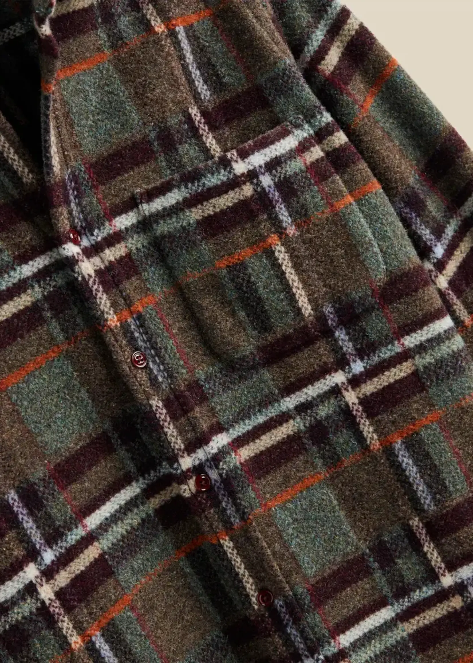 Portuguese Flannel Portuguese Flannel Virgo Green Sport Shirt L/S