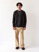 Far Afield Far Afield Buckley Cardigan Brown/Black Alpaca/Cotton