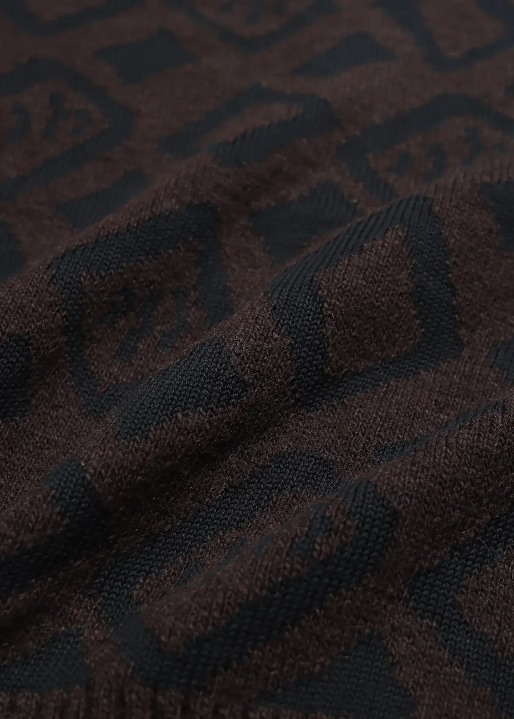 Far Afield Far Afield Buckley Cardigan Brown/Black Alpaca/Cotton