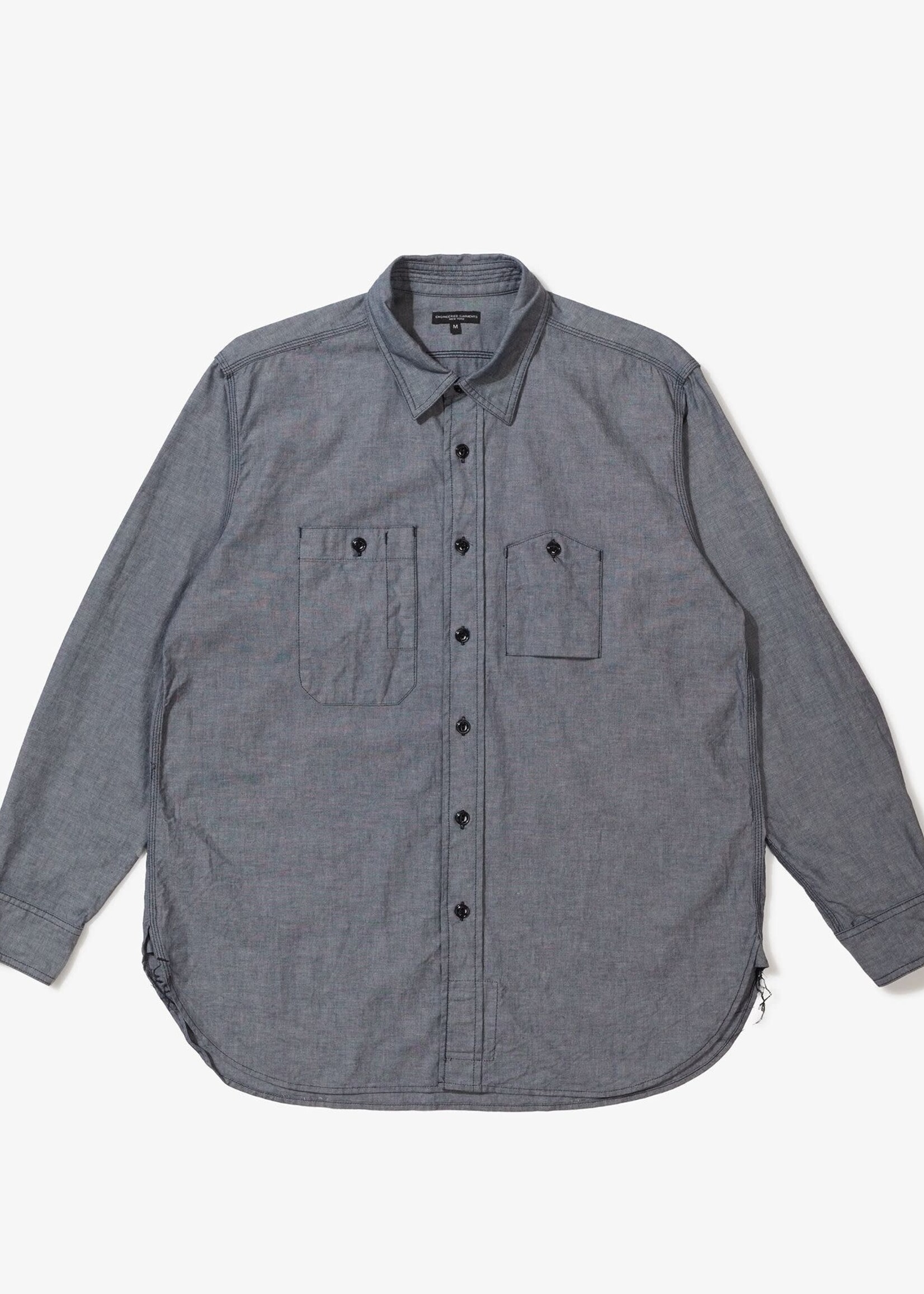 Engineered Garments EG Work Shirt Indigo Cotton Chambray