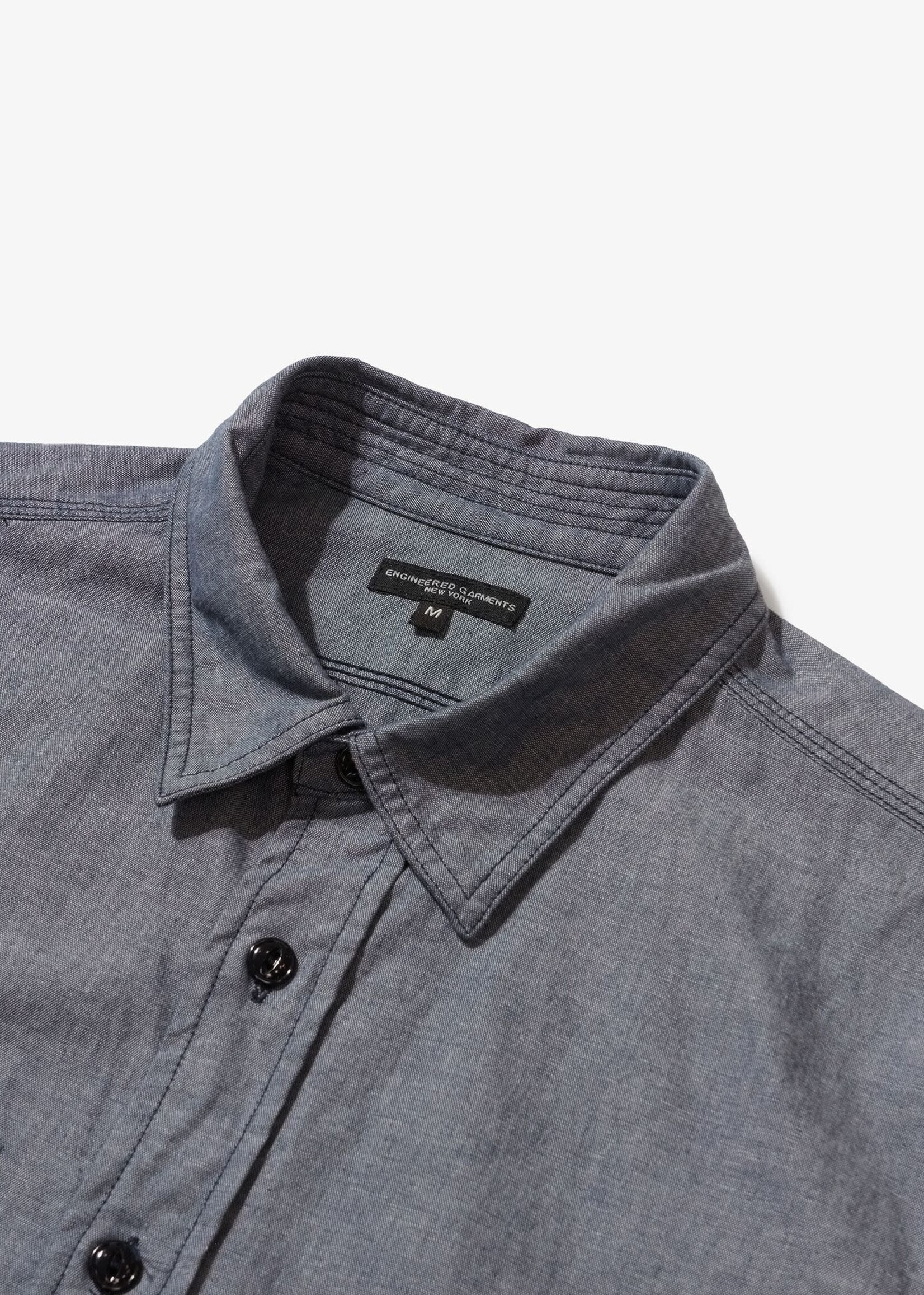 Engineered Garments EG Work Shirt Indigo Cotton Chambray