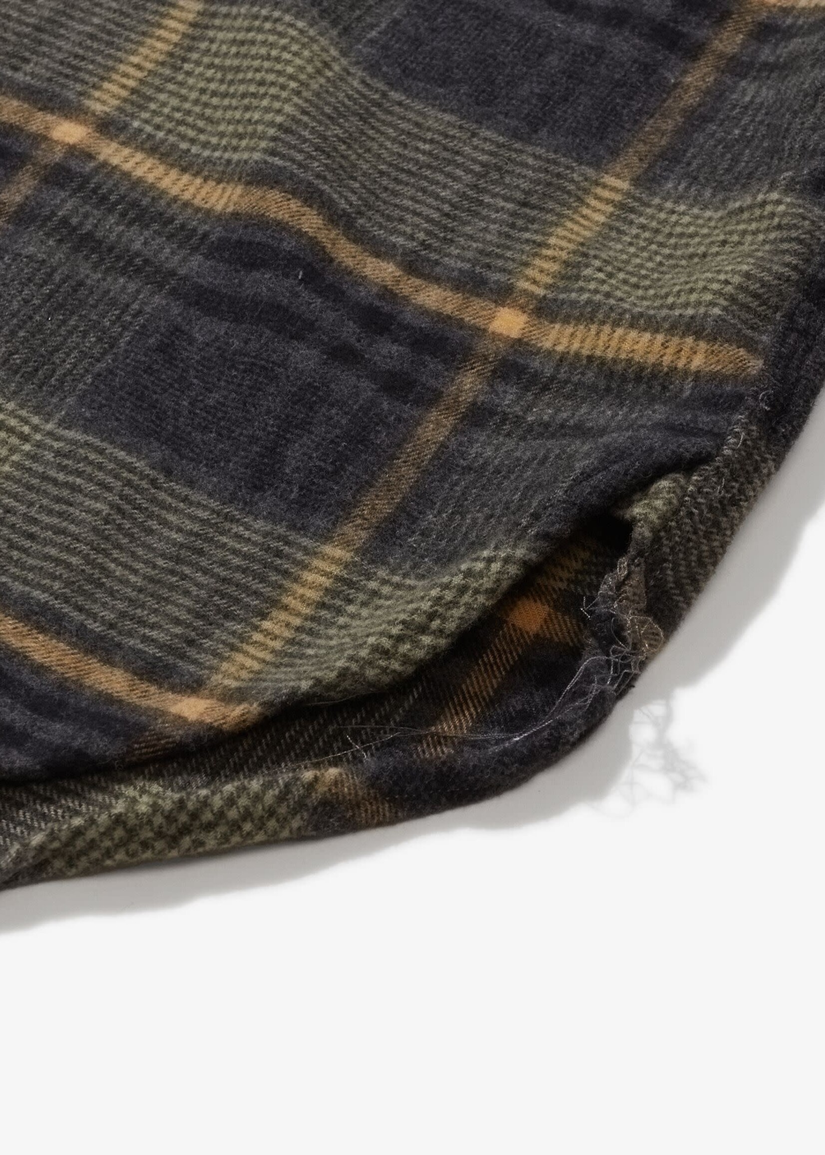 Engineered Garments EG Work Shirt Yellow / Grey Cotton Flannel Plaid