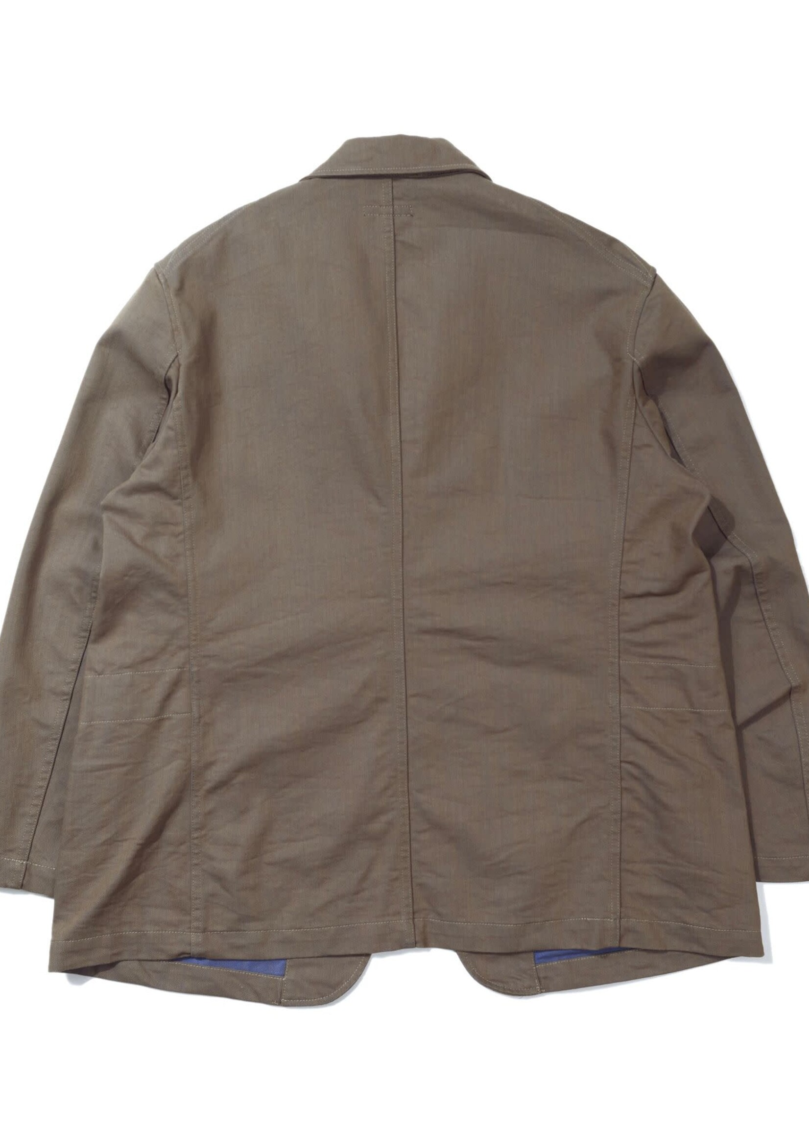 EG Bedford Jacket Khaki / Blue PC Iridescent Heavy Twill EG Bedford Jacket Khaki / Blue PC Iridescent Heavy Twill