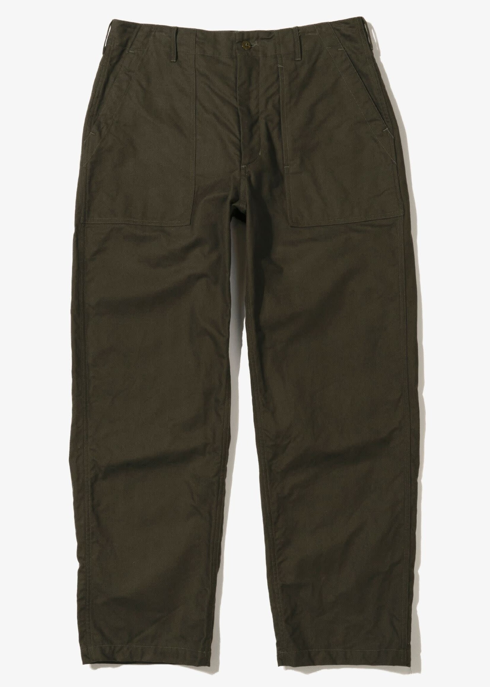 Engineered Garments EG Fatigue Olive Brushed Cotton Herringbone