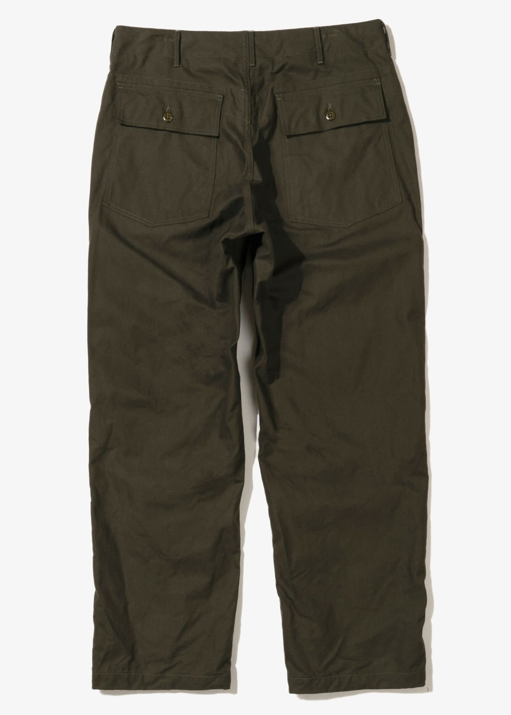 Engineered Garments EG Fatigue Olive Brushed Cotton Herringbone