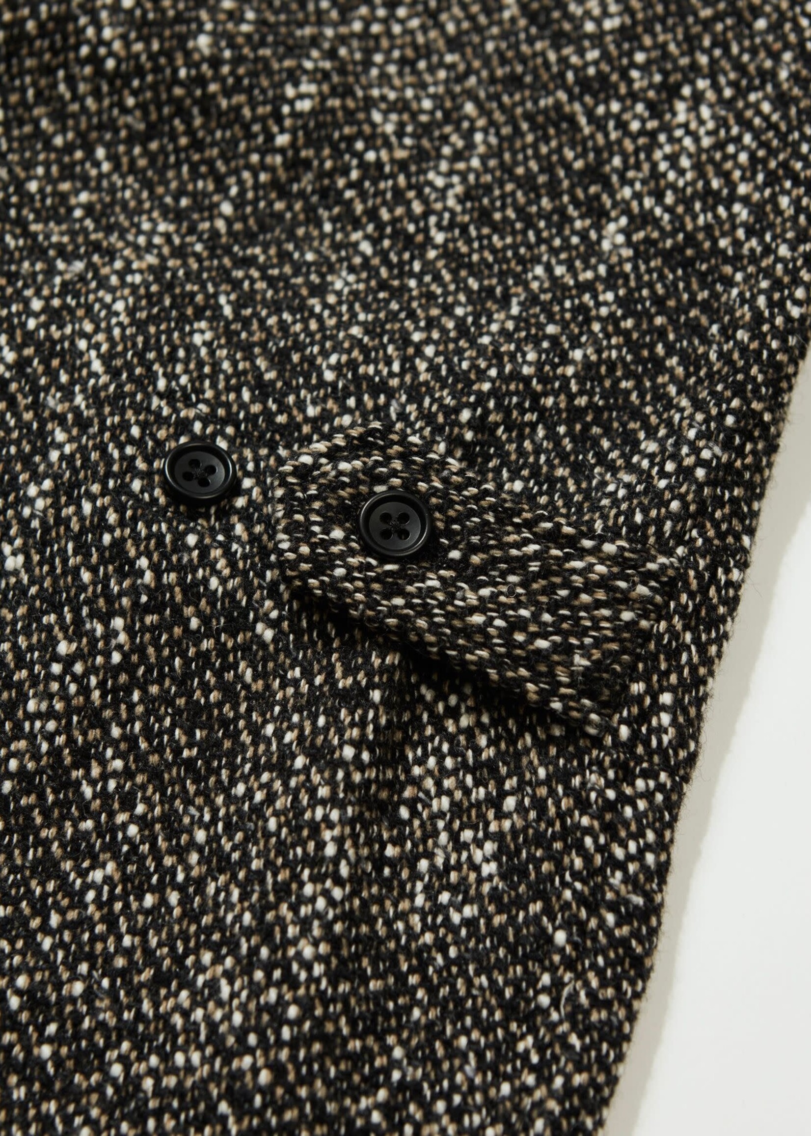 EG Loiter Jacket Brown / Grey Wool Homespun (DP003) - Drinkwater