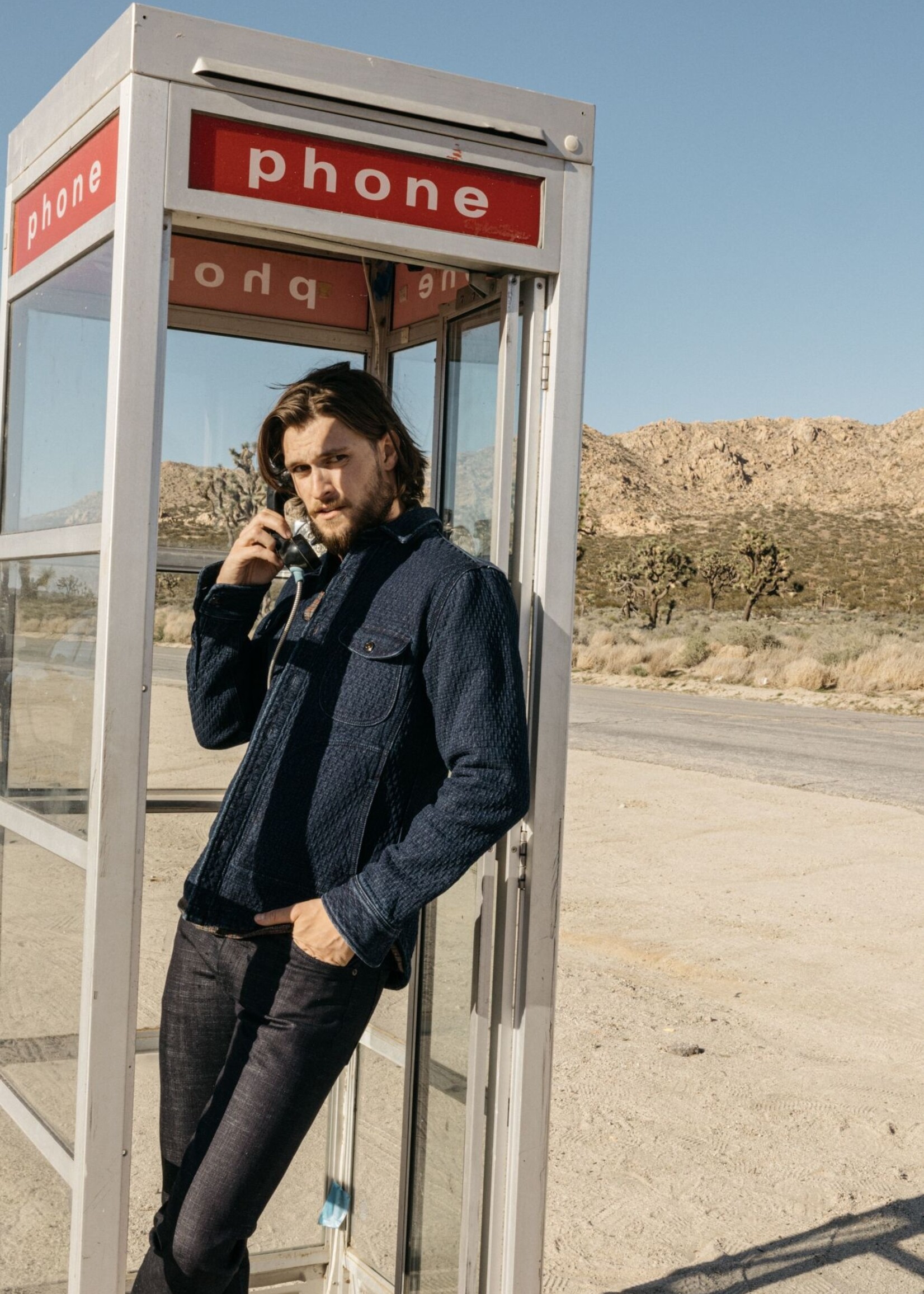 Kato Kato Anvil Shirt Jacket Indigo Quilt Denim