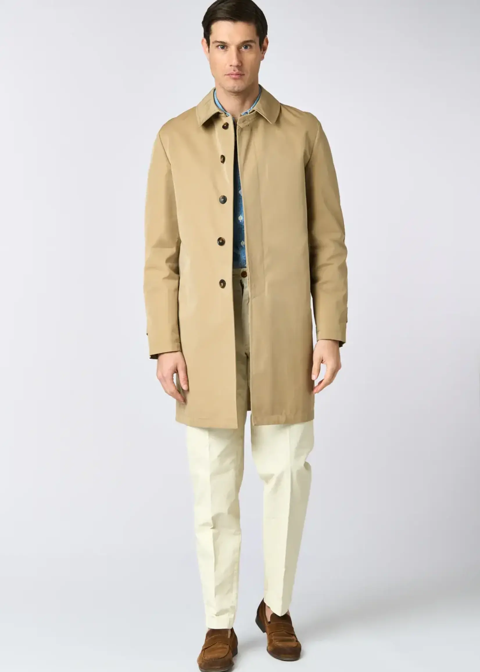 L'Impermeabile L'Impermeable Martin Carcoat Sand Cotton Gabardine