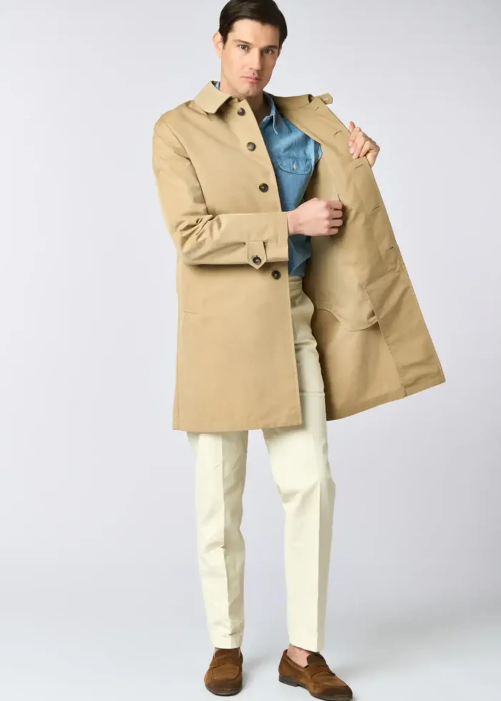 L'Impermeabile L'Impermeable Martin Carcoat Sand Cotton Gabardine