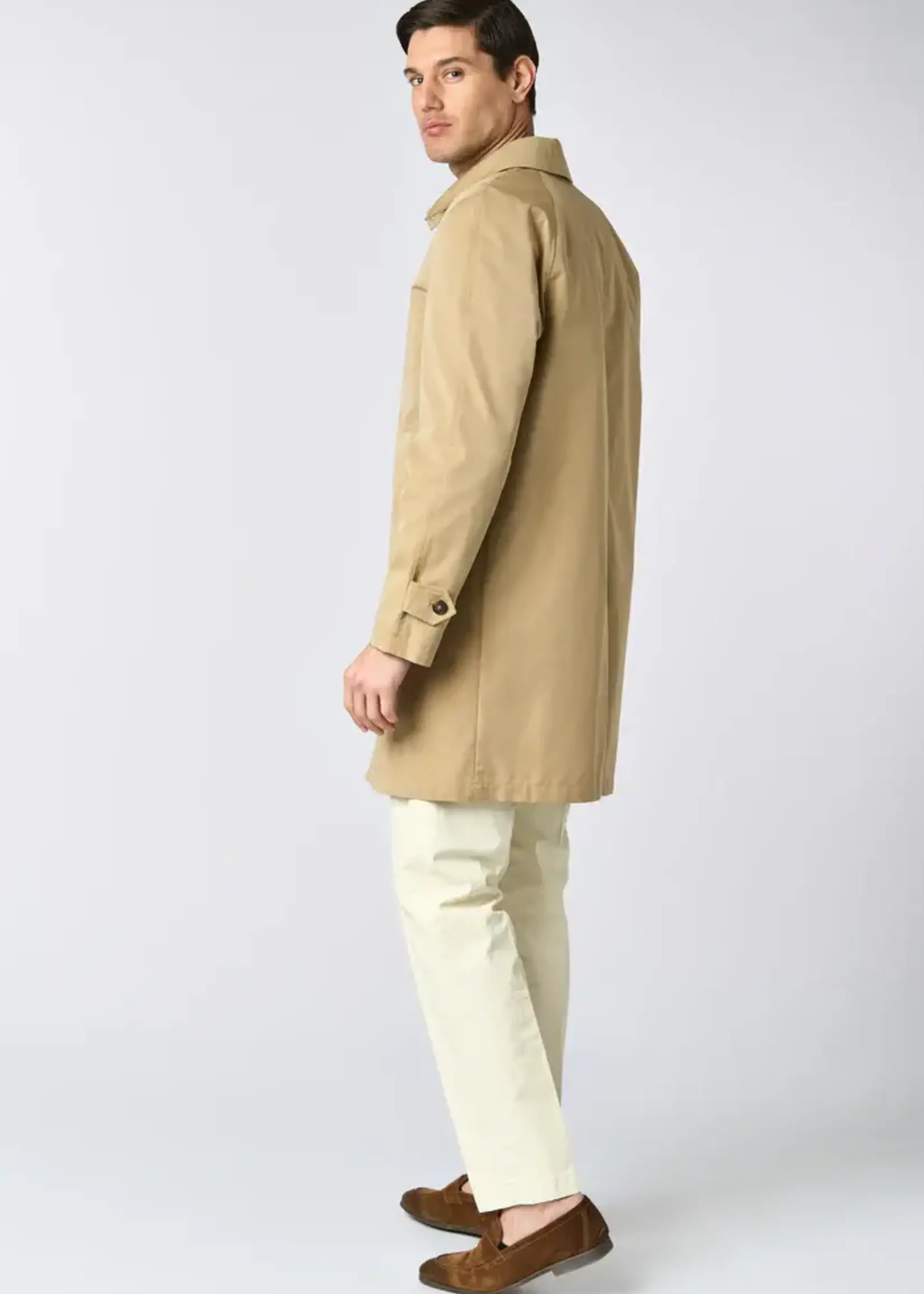 L'Impermeabile L'Impermeable Martin Carcoat Sand Cotton Gabardine