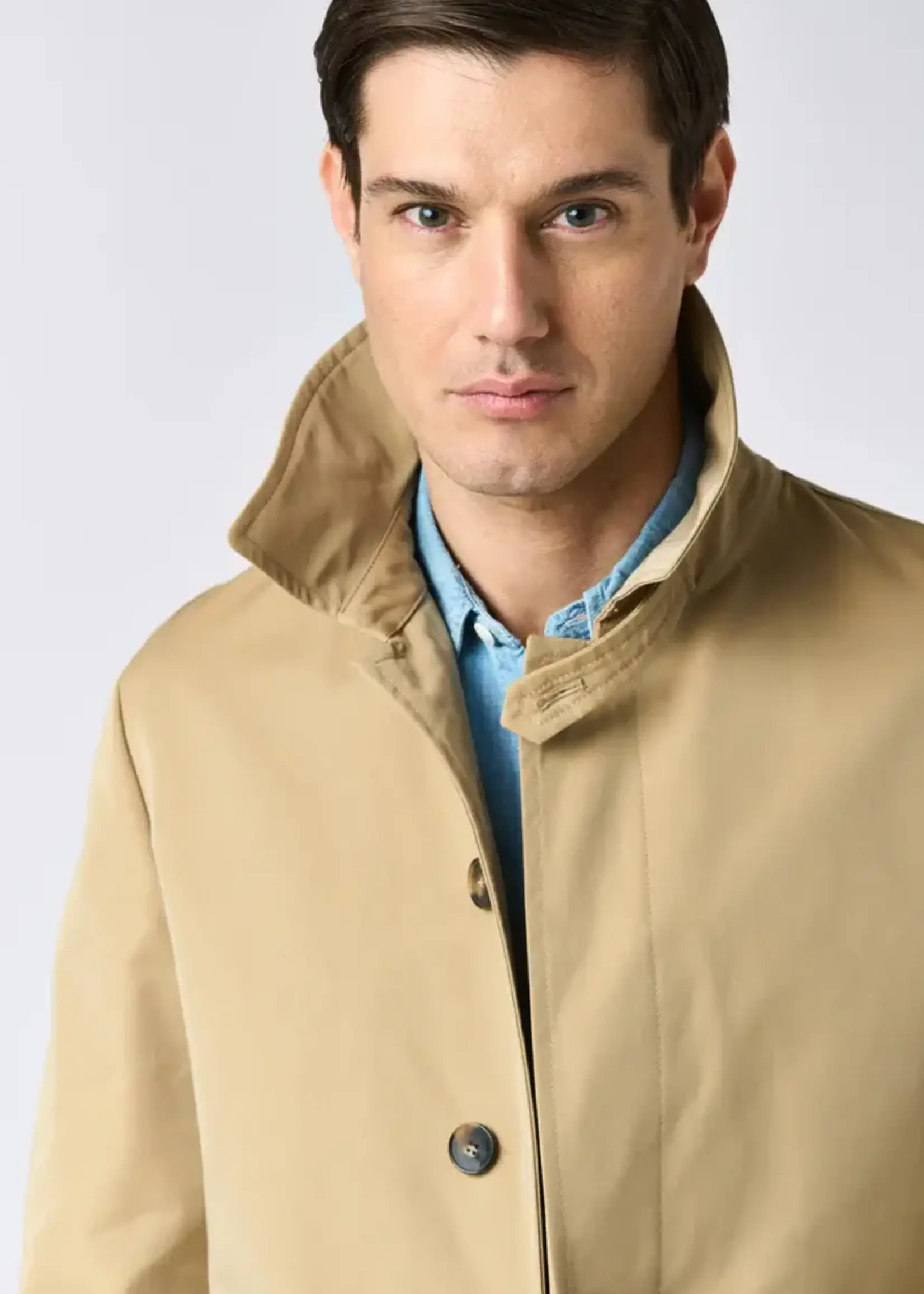 L'Impermeabile L'Impermeable Martin Carcoat Sand Cotton Gabardine