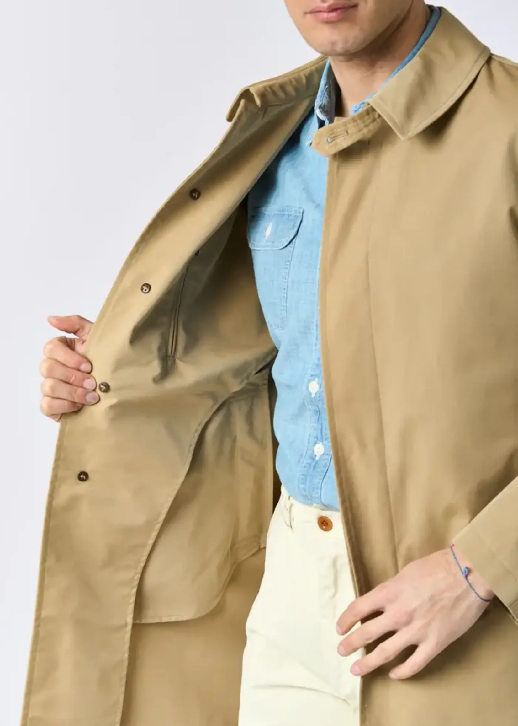 L'Impermeabile L'Impermeable Martin Carcoat Sand Cotton Gabardine