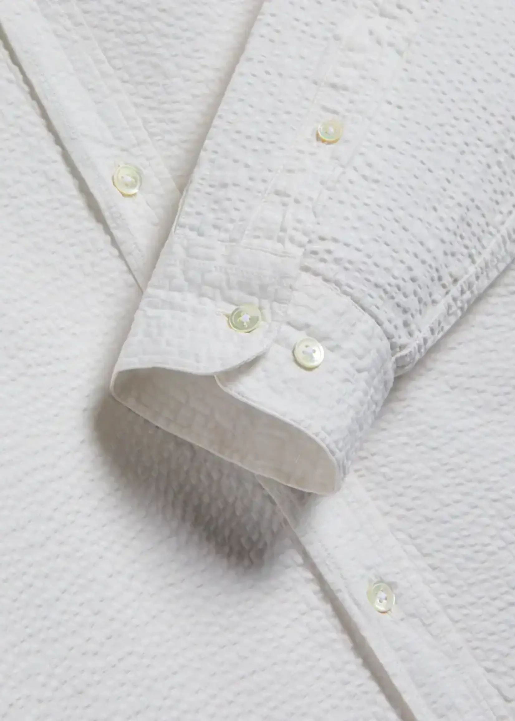 Portuguese Flannel Portuguese Flannel Atlantico White Seersucker