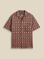 Portuguese Flannel Portuguese Flannel Geometric Camp Collar