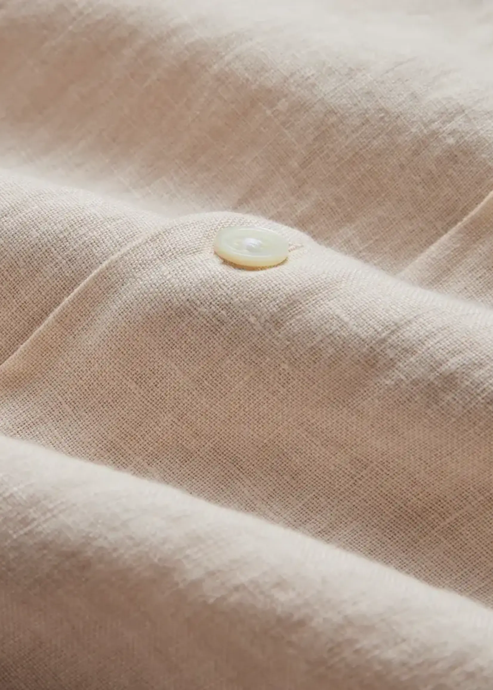 Portuguese Flannel Portuguese Flannel Linen Camp Collar Raw