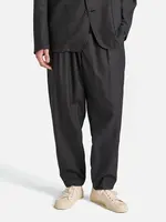Universal Works Universal Works Mini Check Pleated Track Pants Black Wool