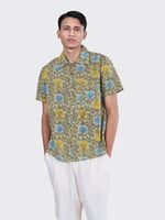 Kardo Kardo Chintan Olive / Yellow Short Sleeve Shirt