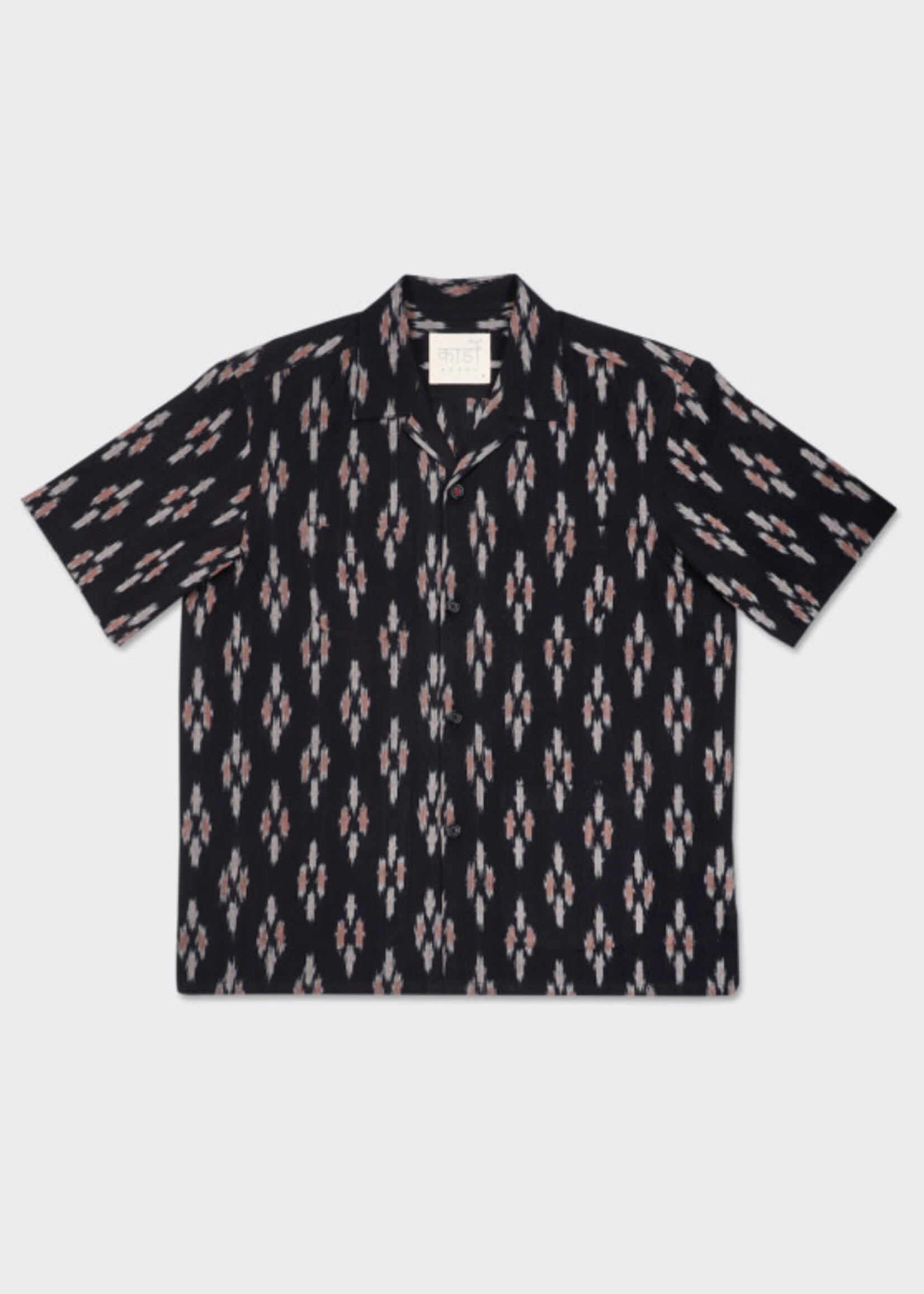 Kardo Kardo Pedro Ikat Black Short Sleeve Shirt