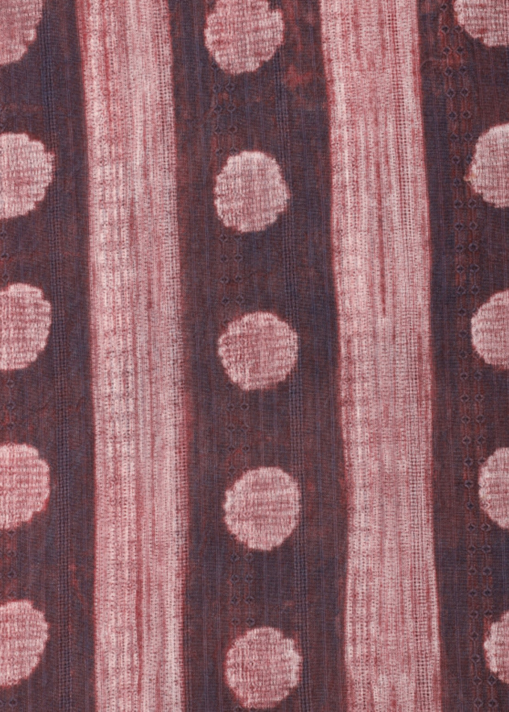 Kardo Kardo Ronen Shibori 15 Wine Short Sleeve Shirt