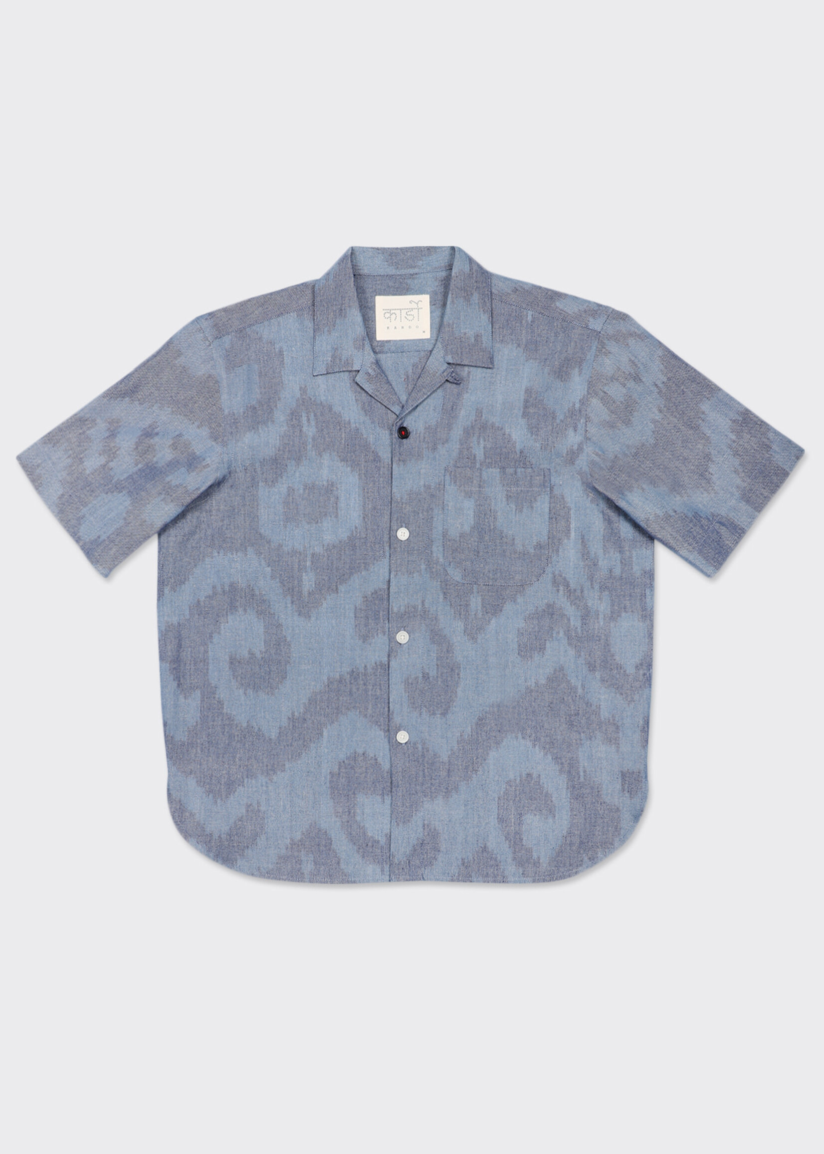 Kardo Kardo Ronen Light Blue Short Sleeve Shirt Cotton