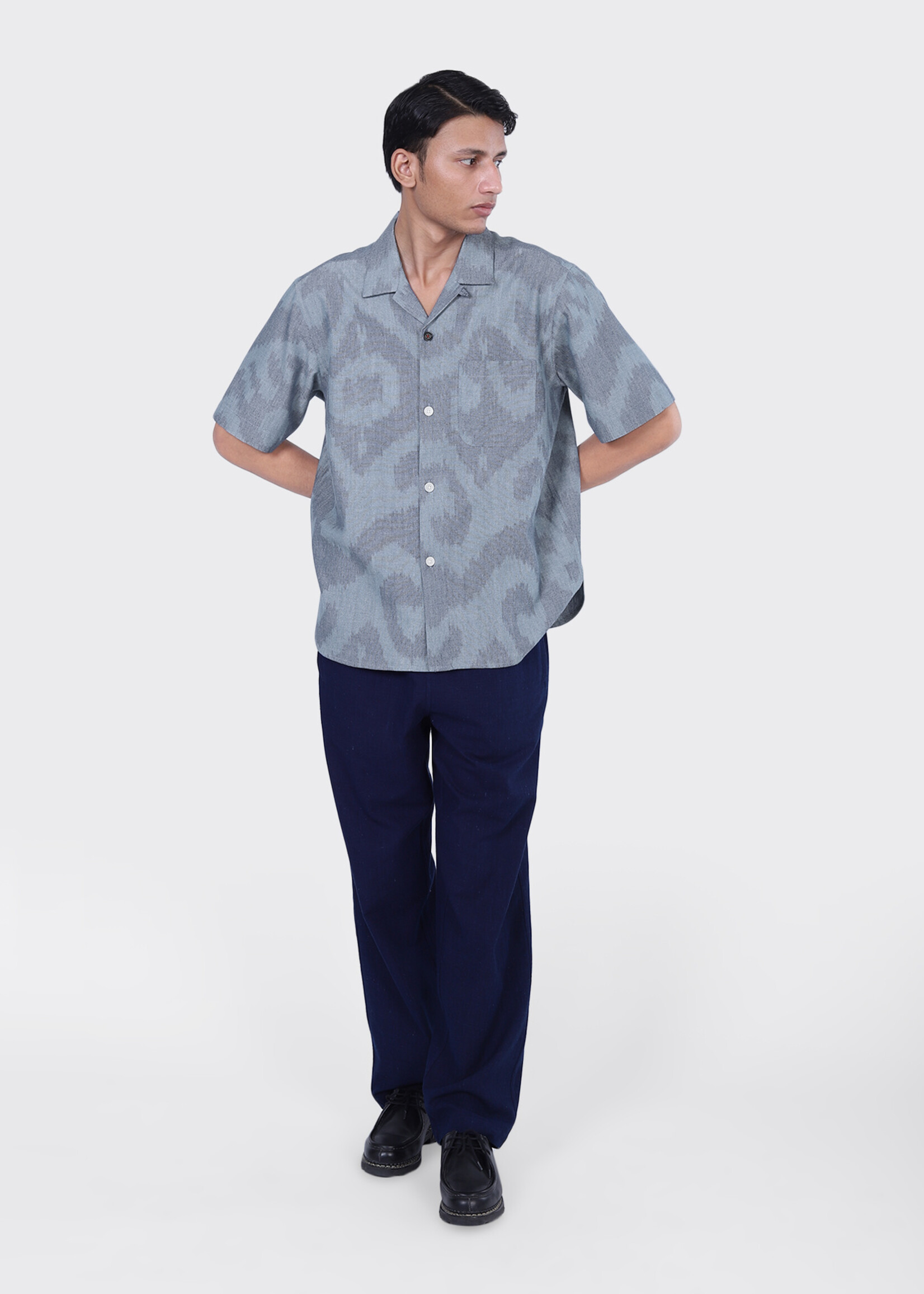 Kardo Kardo Ronen Light Blue Short Sleeve Shirt Cotton