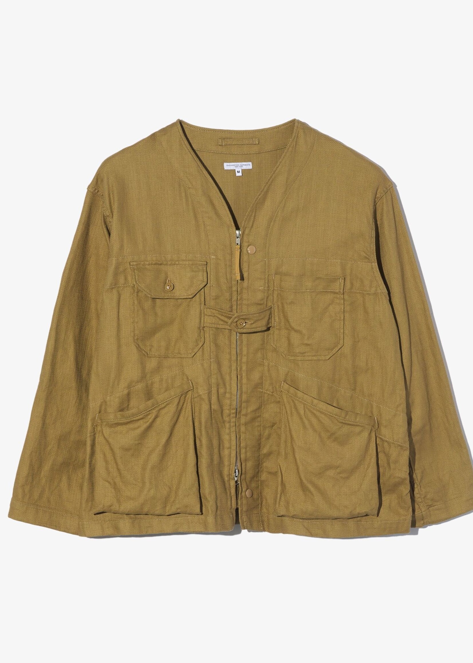 Engineered Garments EG Cardigan Jacket Khaki CL Java Cloth