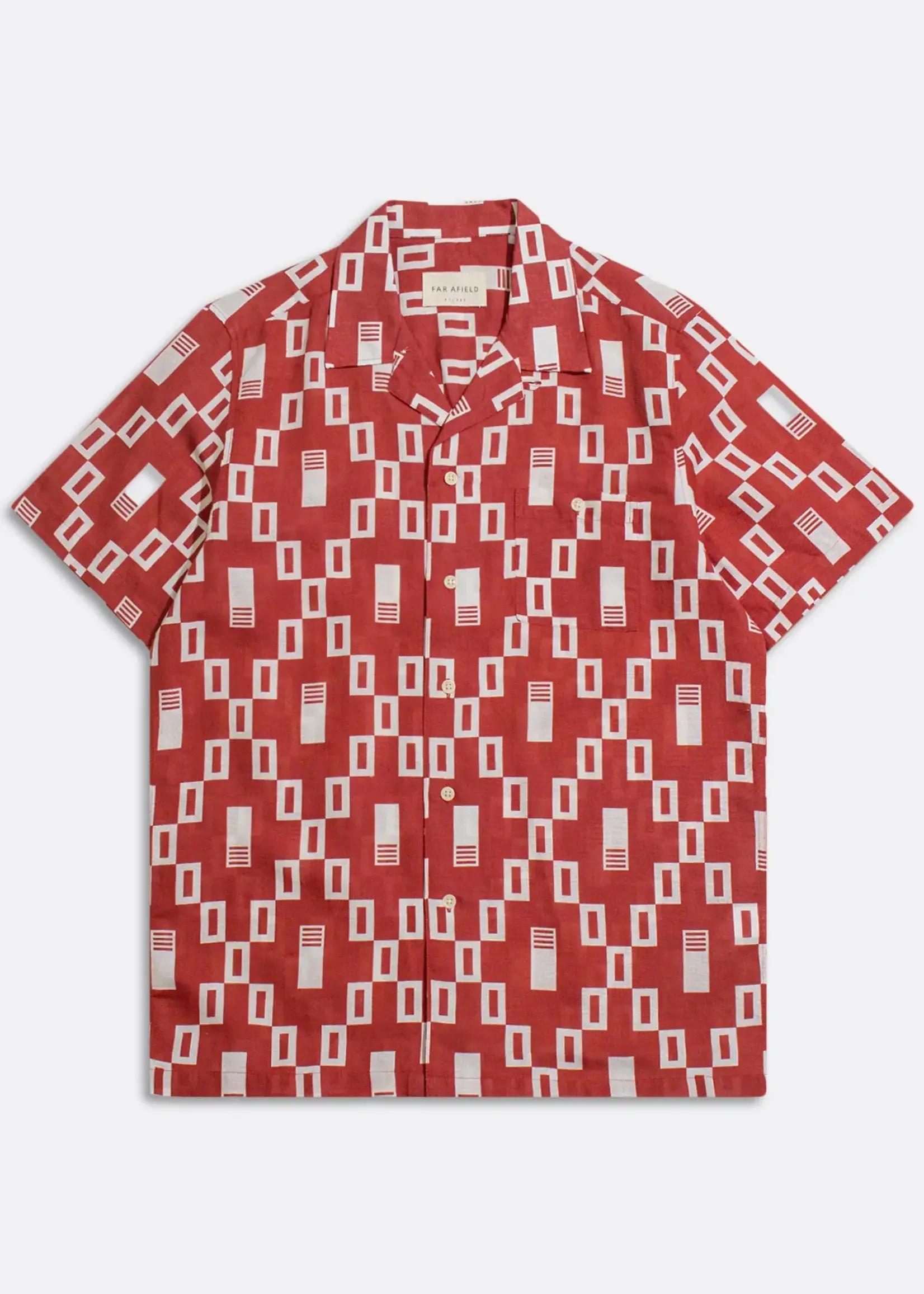 Far Afield Far Afield Selleck Cotton / Linen SS Shirt