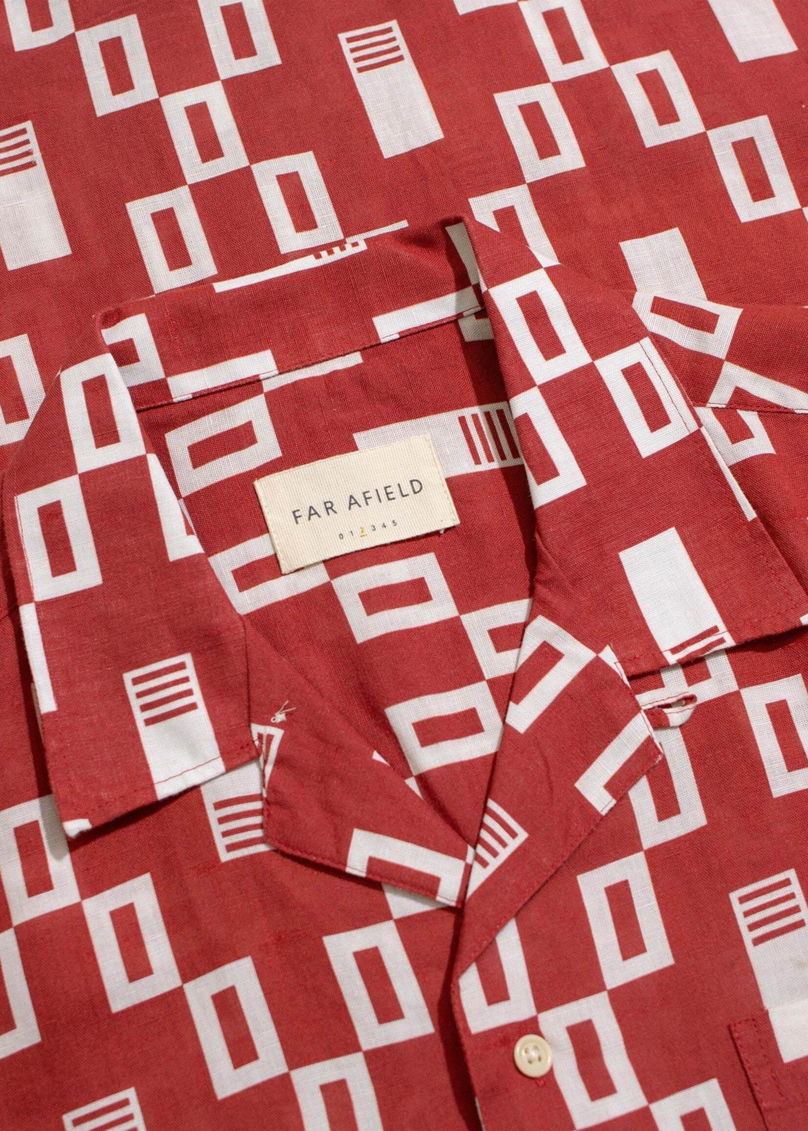 Far Afield Far Afield Selleck Cotton / Linen SS Shirt