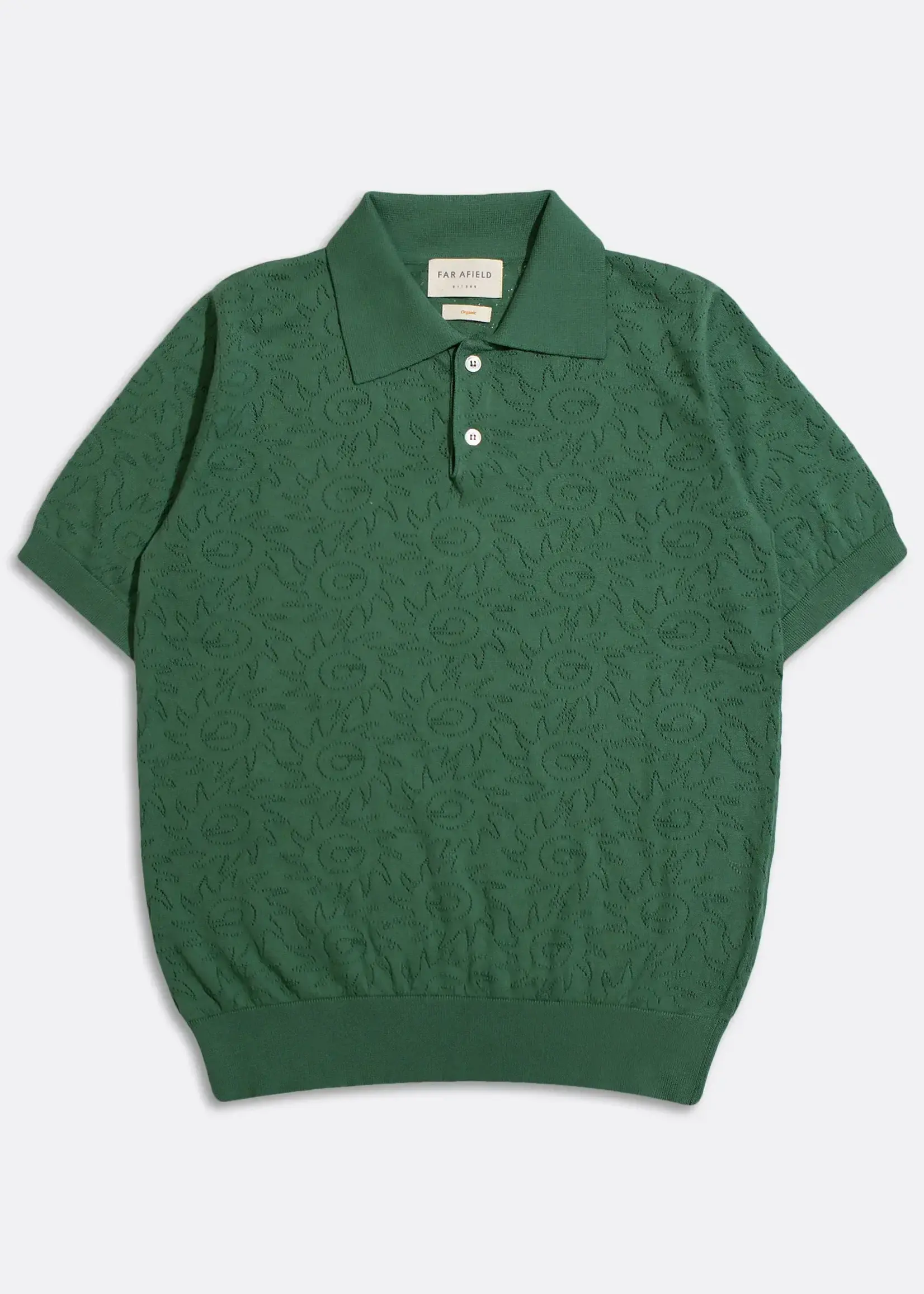 Far Afield Far Afield Belser Organic Cotton Knitted SS Polo