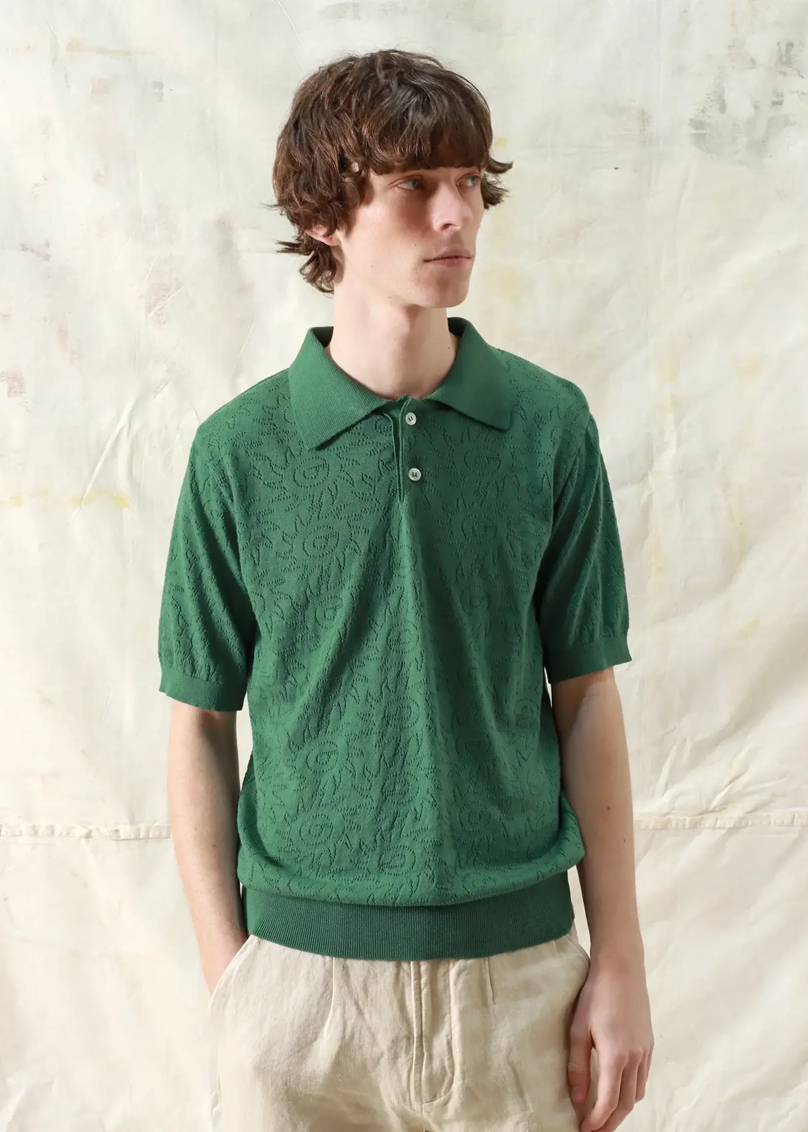 Far Afield Far Afield Belser Organic Cotton Knitted SS Polo
