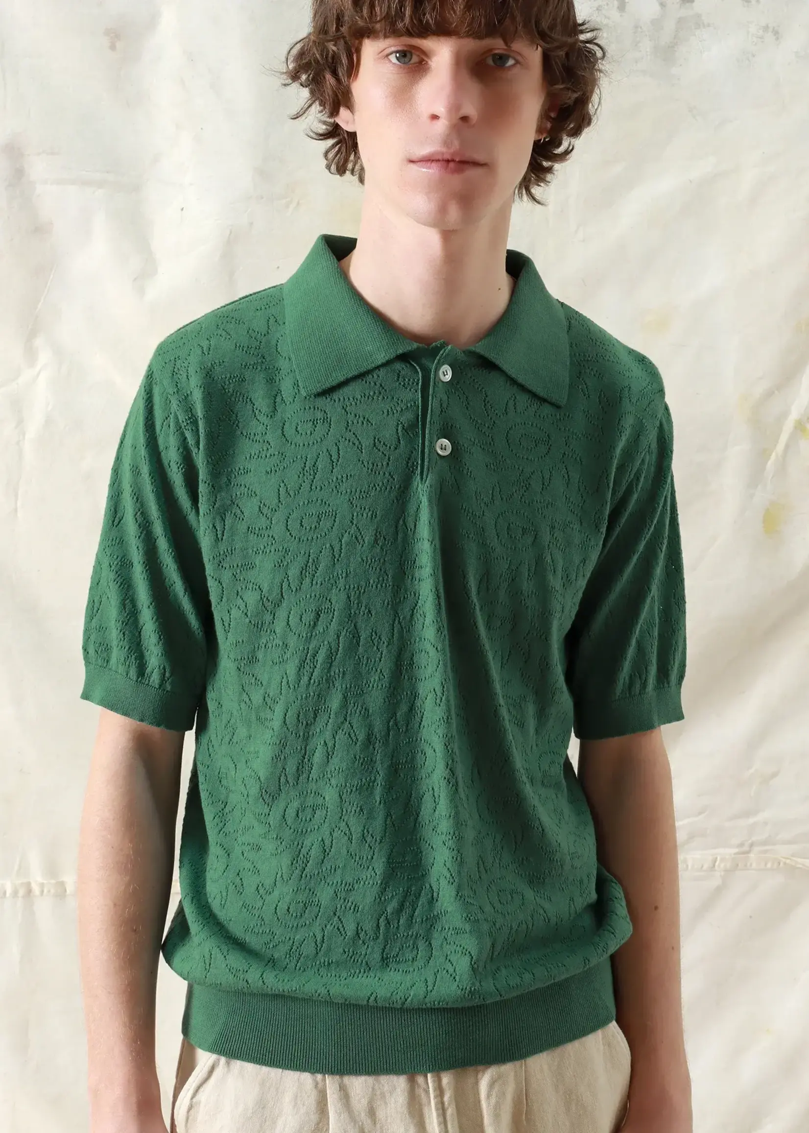 Far Afield Far Afield Belser Organic Cotton Knitted SS Polo
