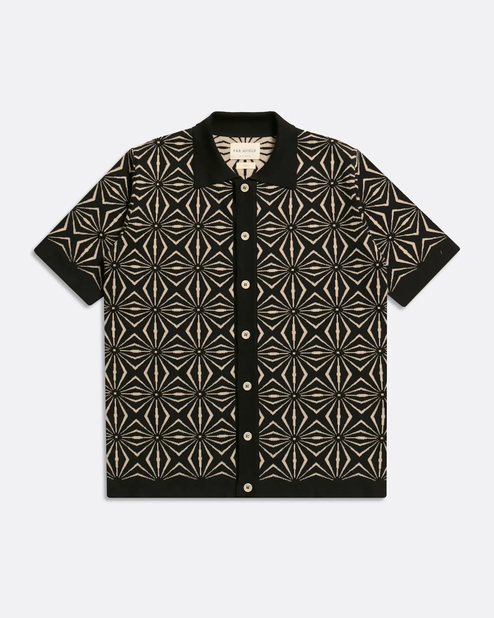 Zigger Far Afield Zigger Cotton SS Cardigan Tenteo Meteorite Black (AFKN445 ...