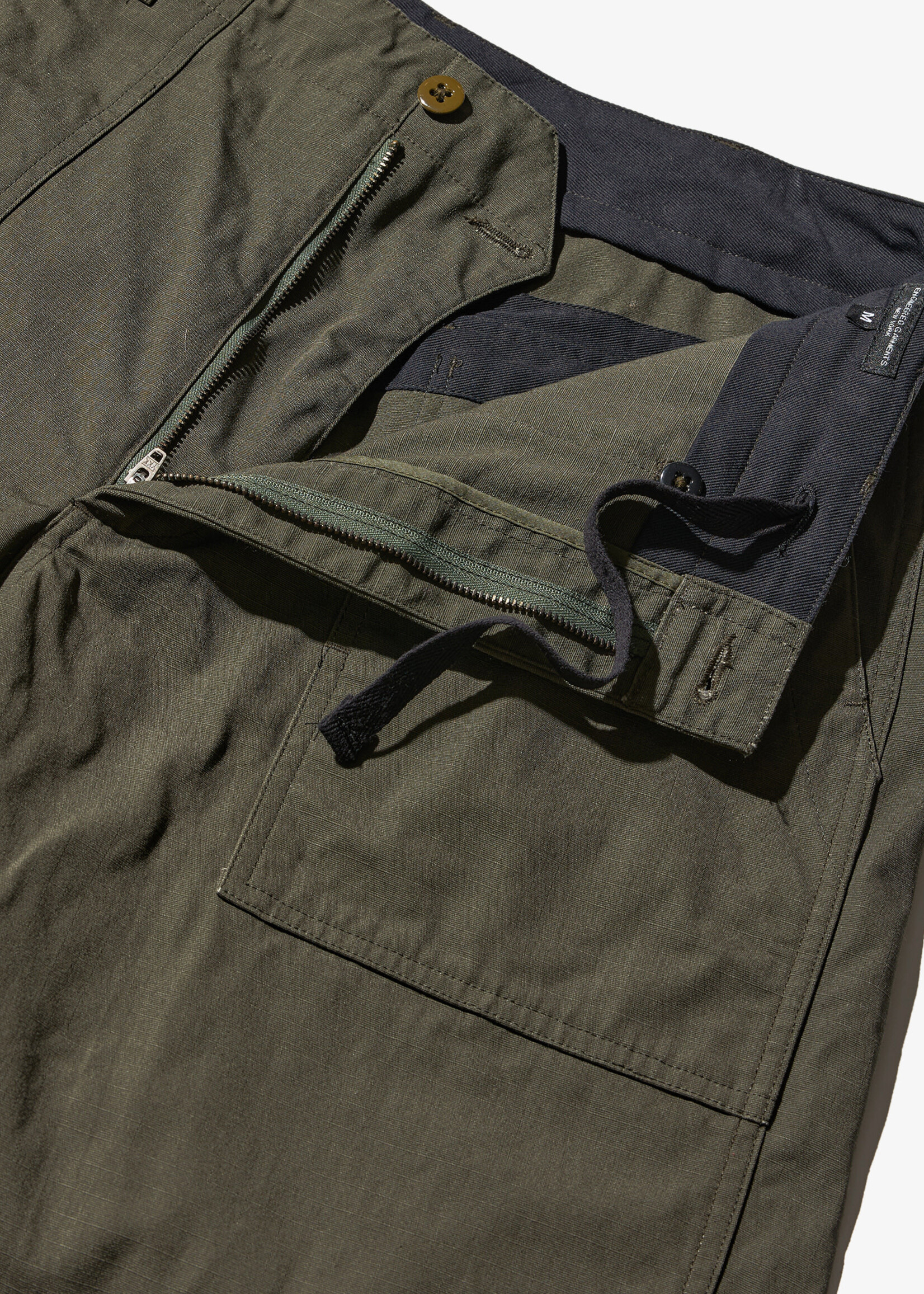 Engineered Garments Engineered Garments Fatigue Pant Olive Heavyweight Cotton Ripstop