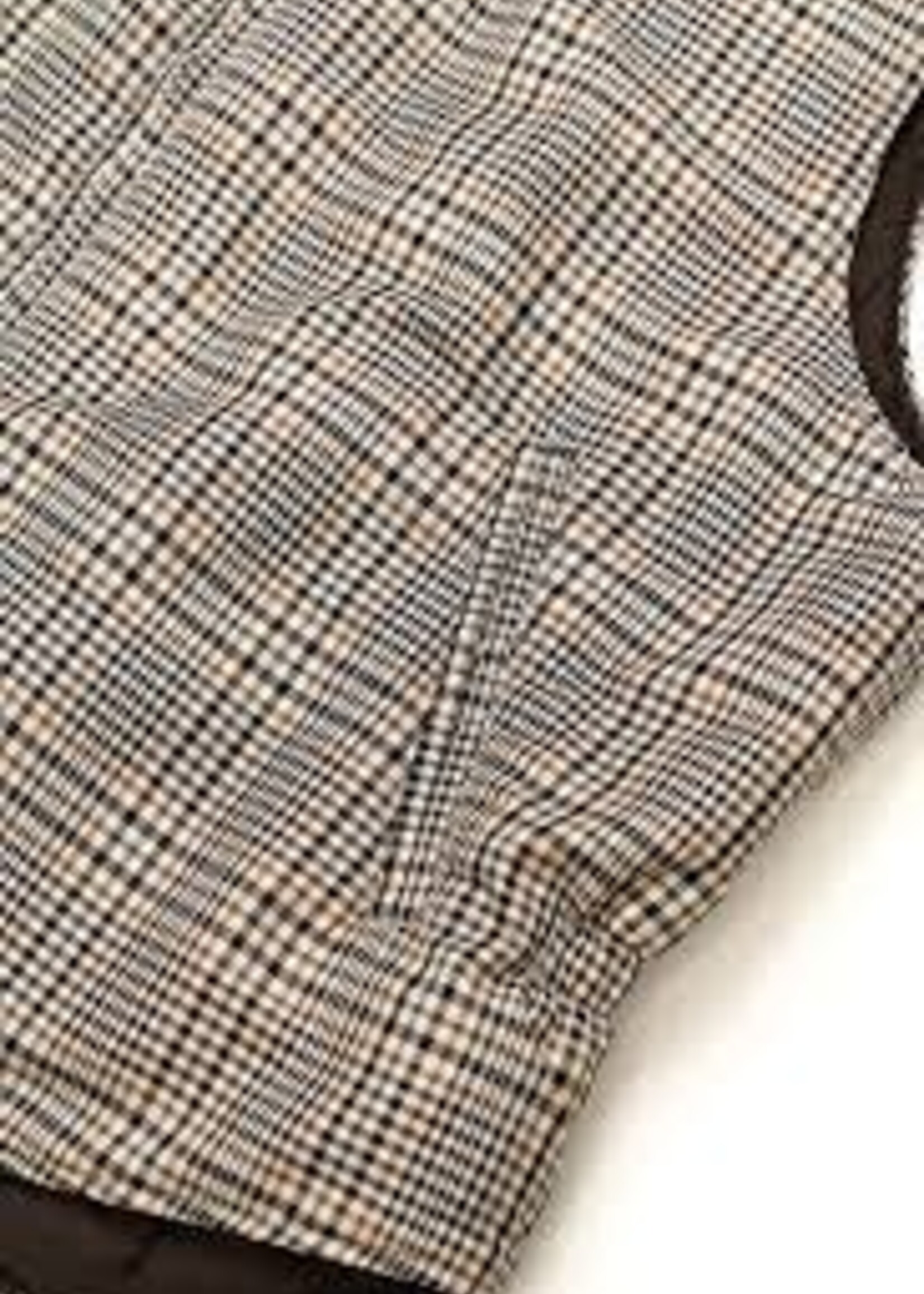 Engineered Garments Engineered Garments  LL Vest Khaki Plaid Poly Cloth