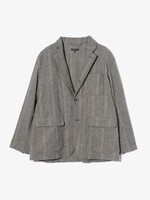 Engineered Garments EG Loiter Jacket Grey Striped Wool HB