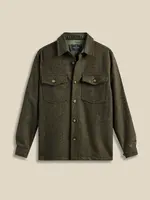 Portuguese Flannel Portuguese Flannel Wool Field Shirt Forest Green