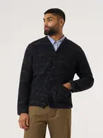 Universal Works Universal Works Cardigan Navy Marble Fleece