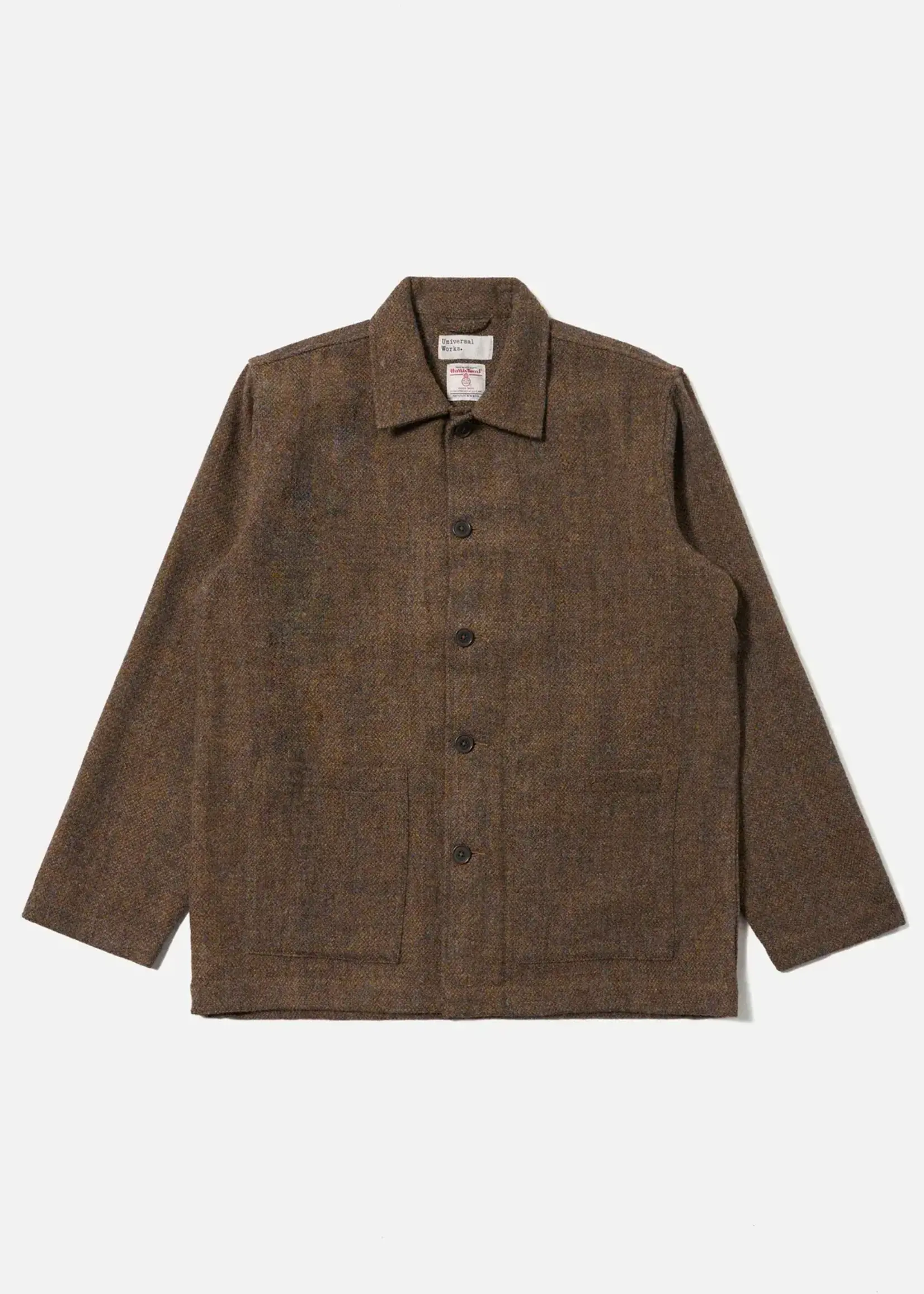 Universal Works Universal Works Easy Jacket Gold Harris Tweed Plaid