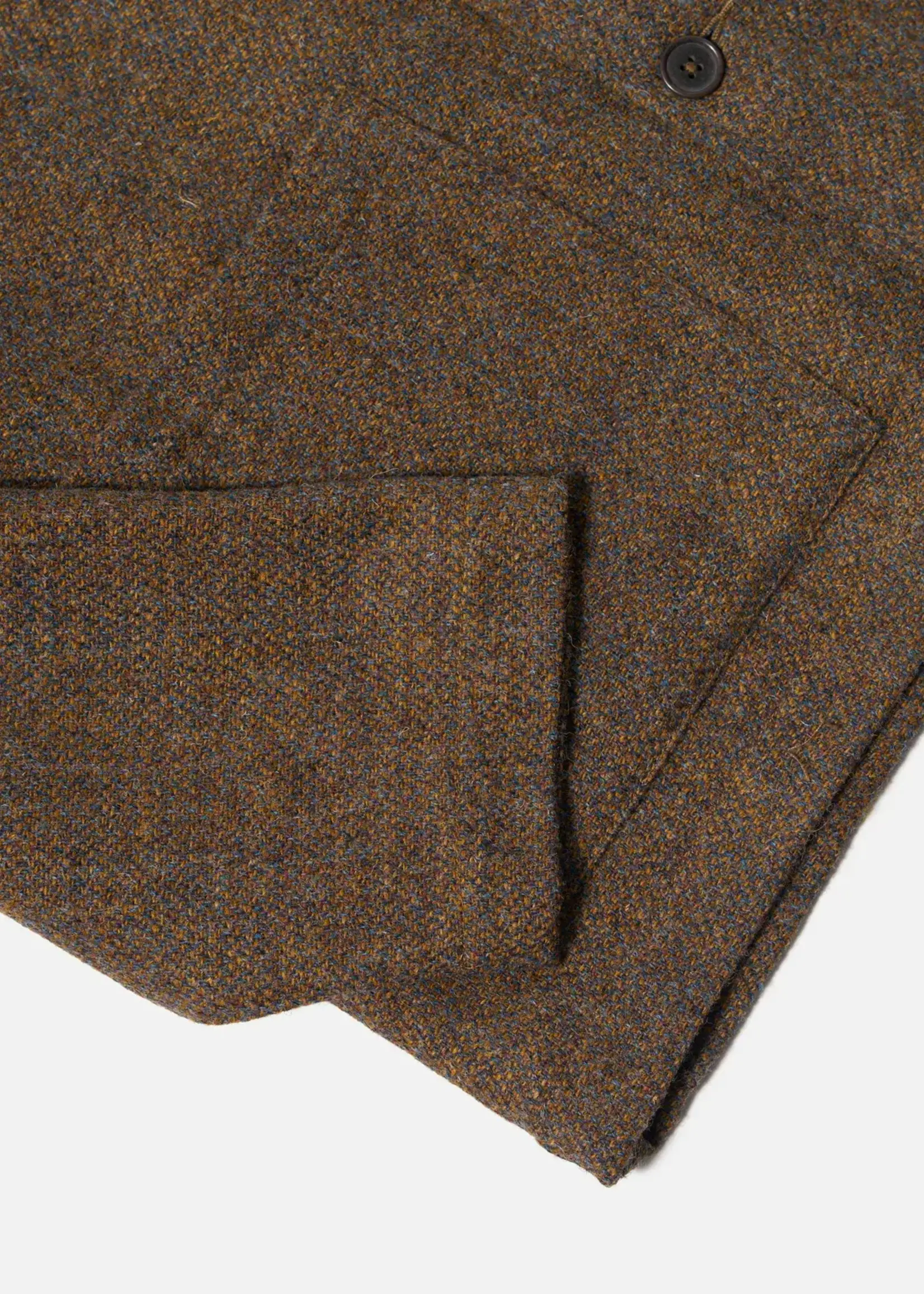 Universal Works Universal Works Easy Jacket Gold Harris Tweed Plaid