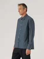 Universal Works Universal Works Lazy Day Shirt Blue Shiro Check Cotton
