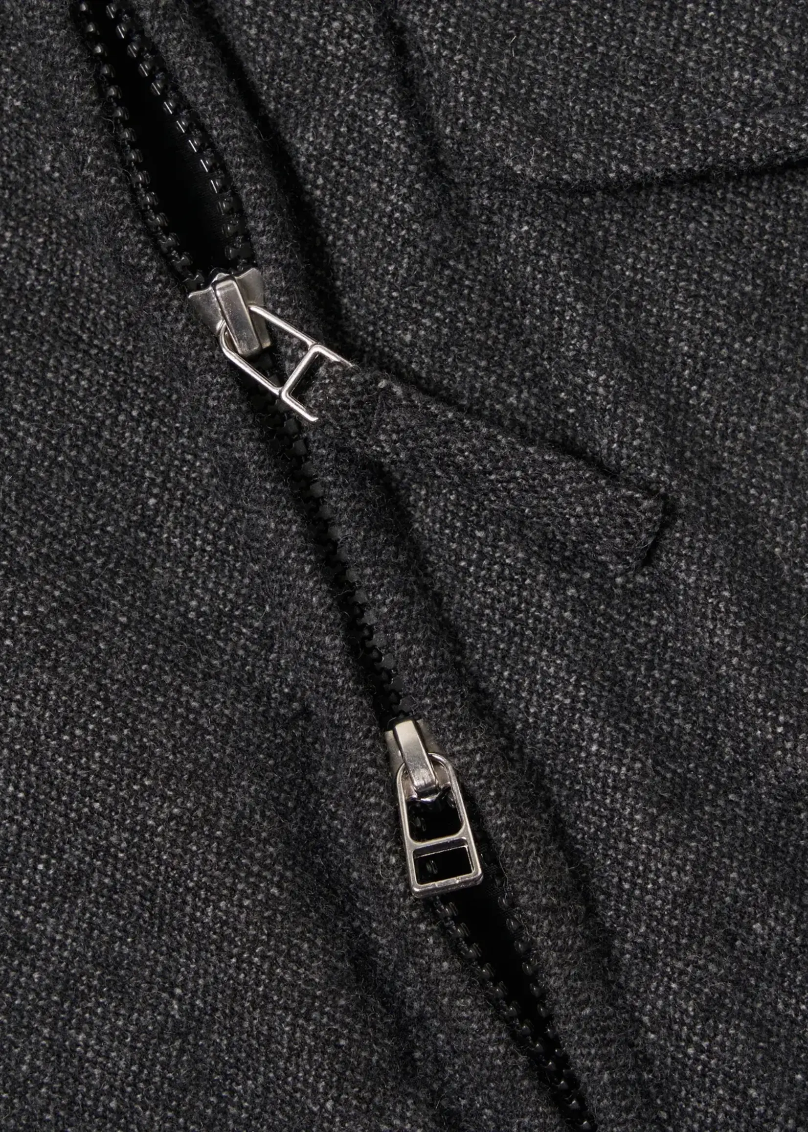 Universal Works Universal Works Parachute Liner Gilet Grey Anders Wool Upcycled