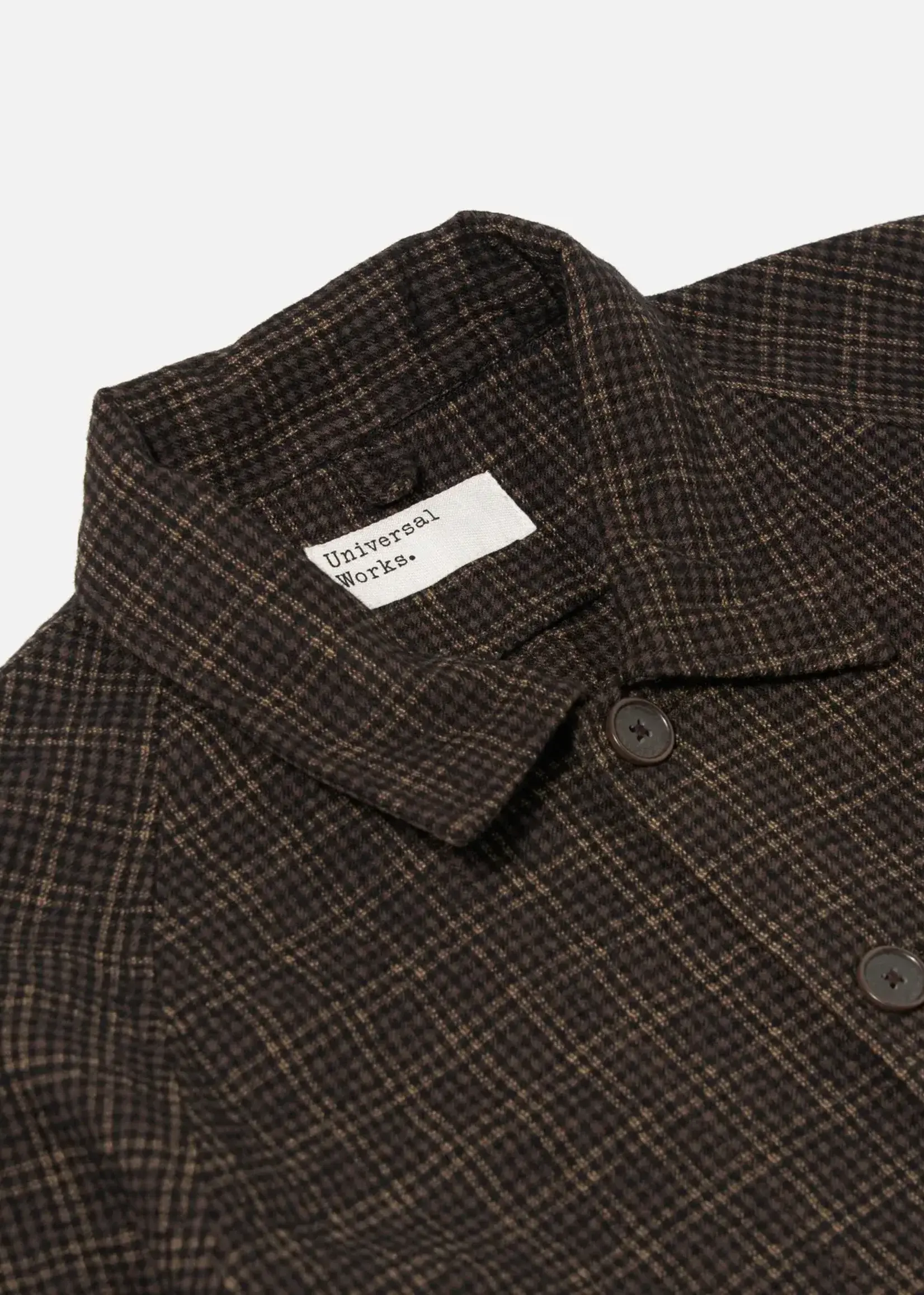 Universal Works Universal Works Station Jacket Brown Cedar Check