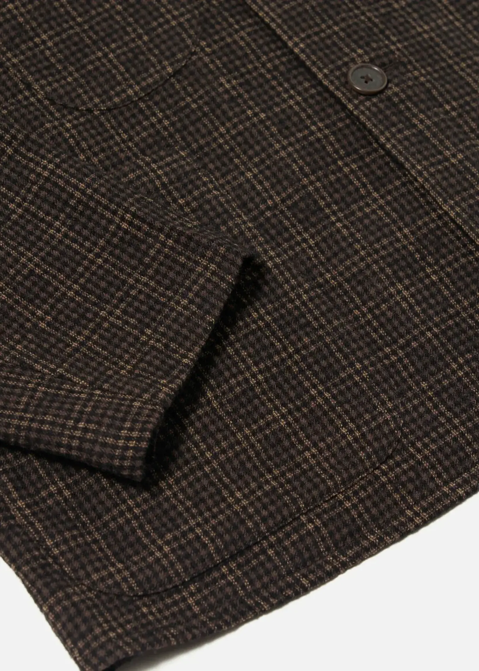 Universal Works Universal Works Station Jacket Brown Cedar Check