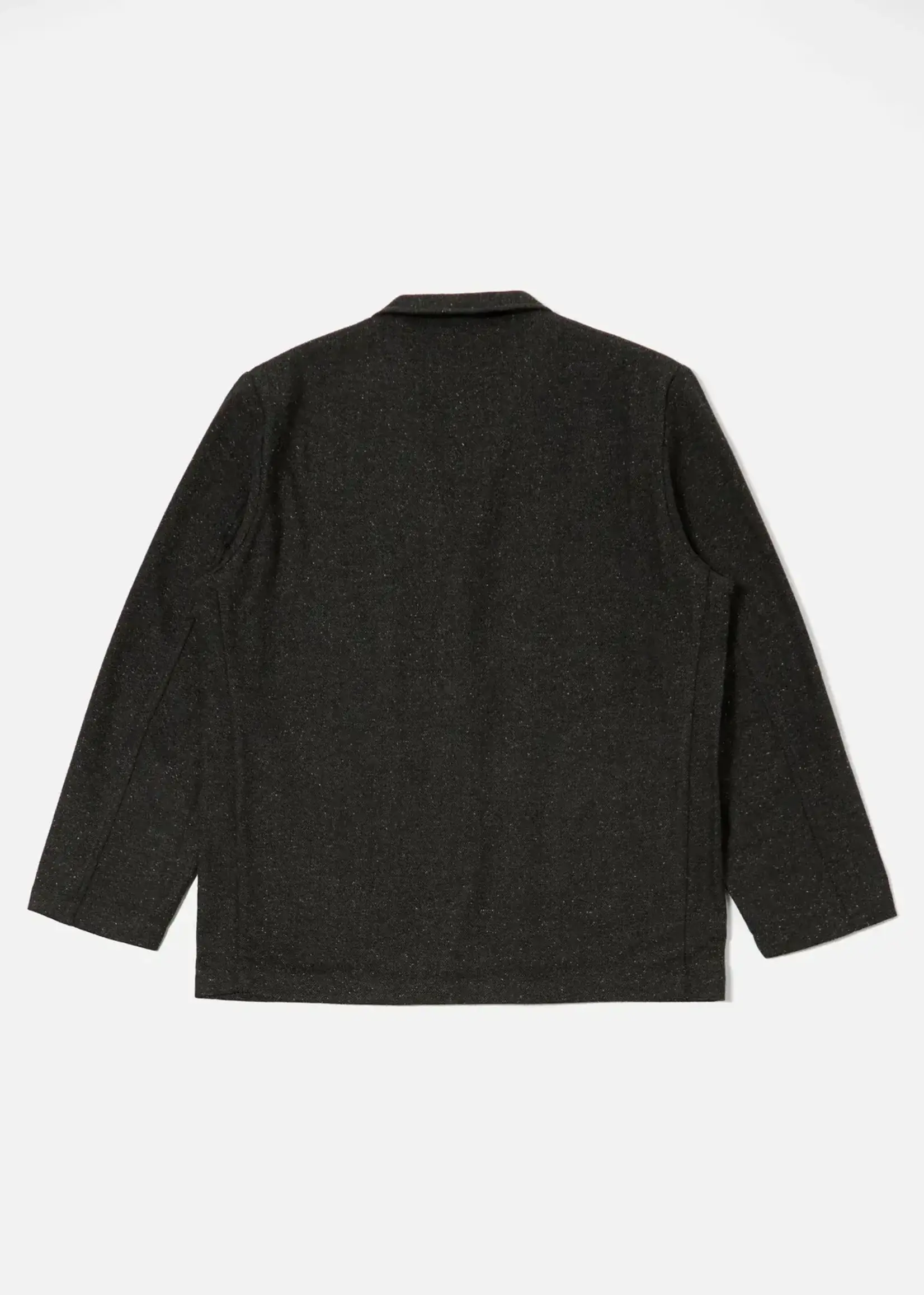 Universal Works Universal Works Three Button Jacket Black Salt And Pepper Tweed