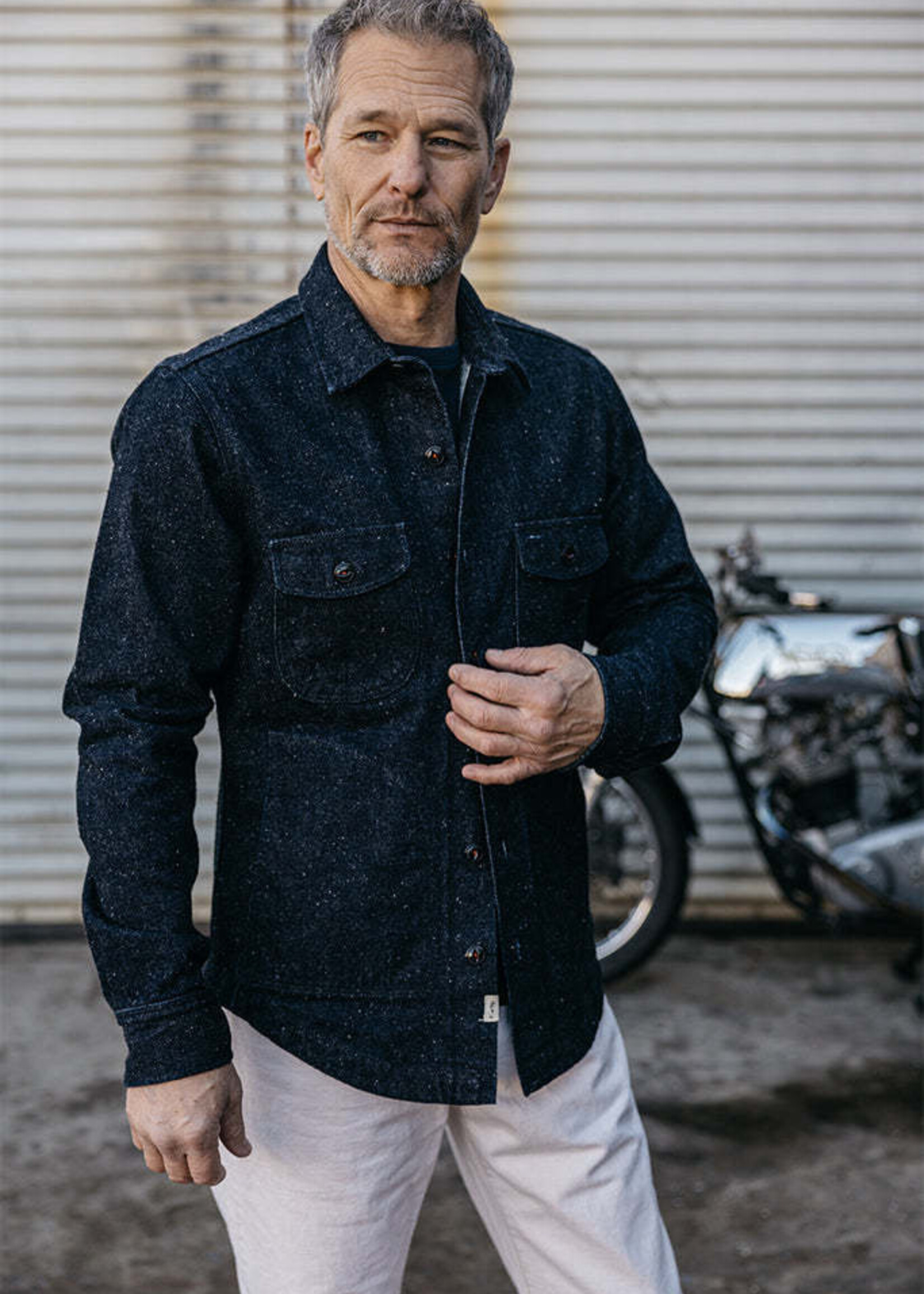 Kato Kato Anvil Shirt Jacket Oldnep 13.5 OZ Denim