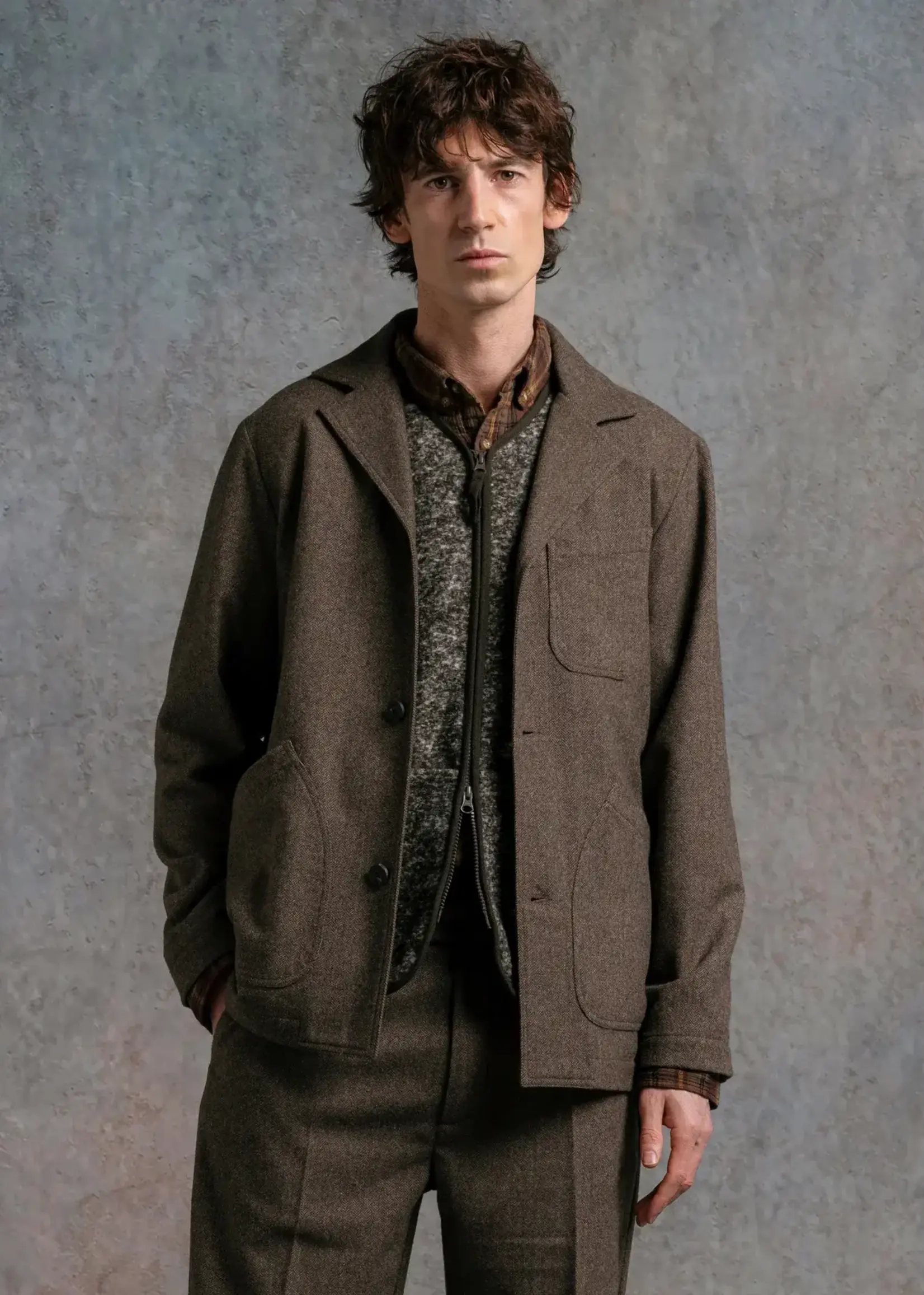 Kestin Kestin Stac Olive HB Wool Blazer