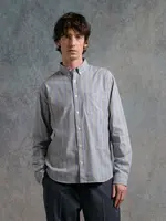 Kestin Kestin Raeburn Blue BD Wide Stripe Sports Shirt