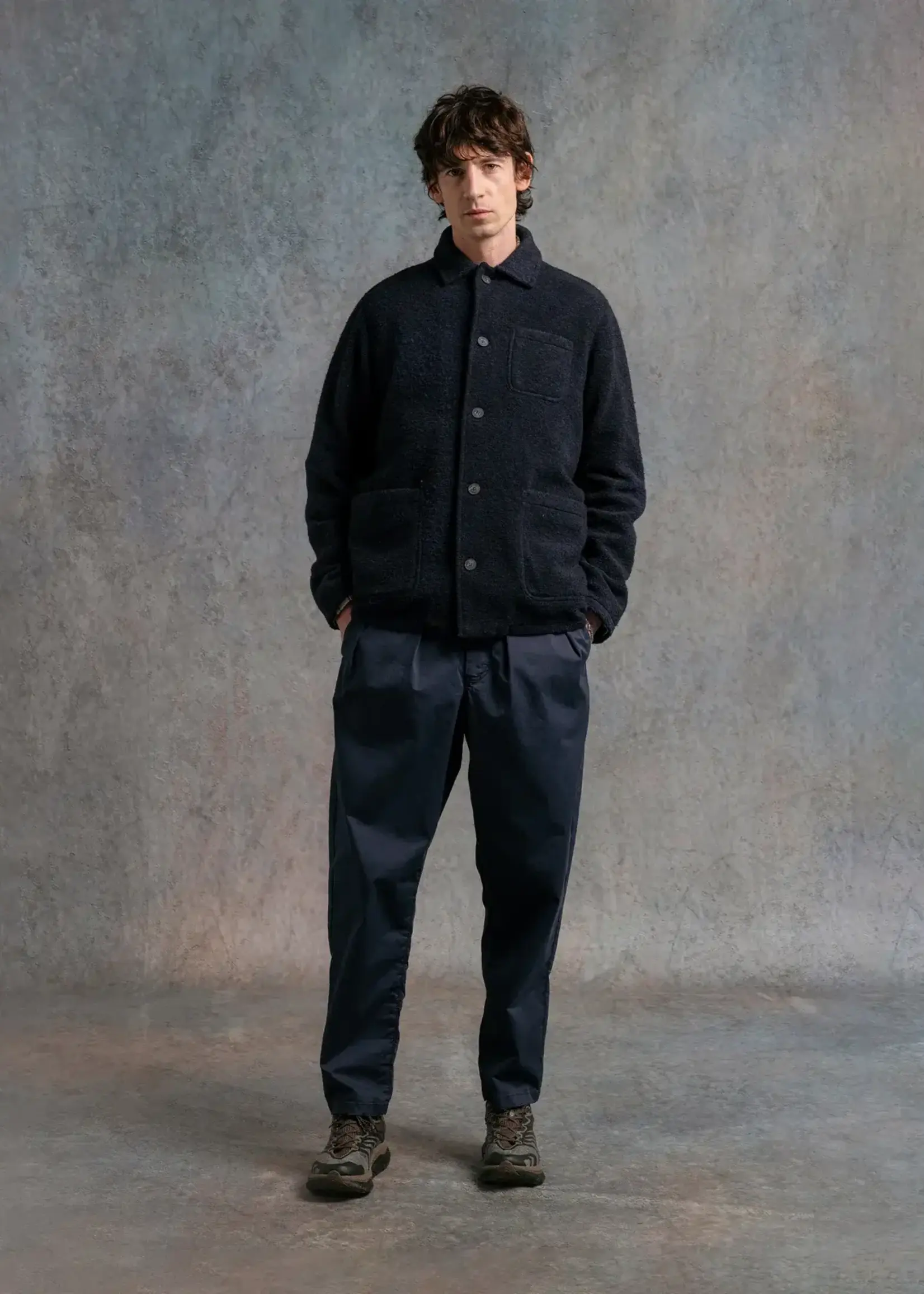 Kestin Kestin Ormiston Navy Speckled Wool BL Jacket