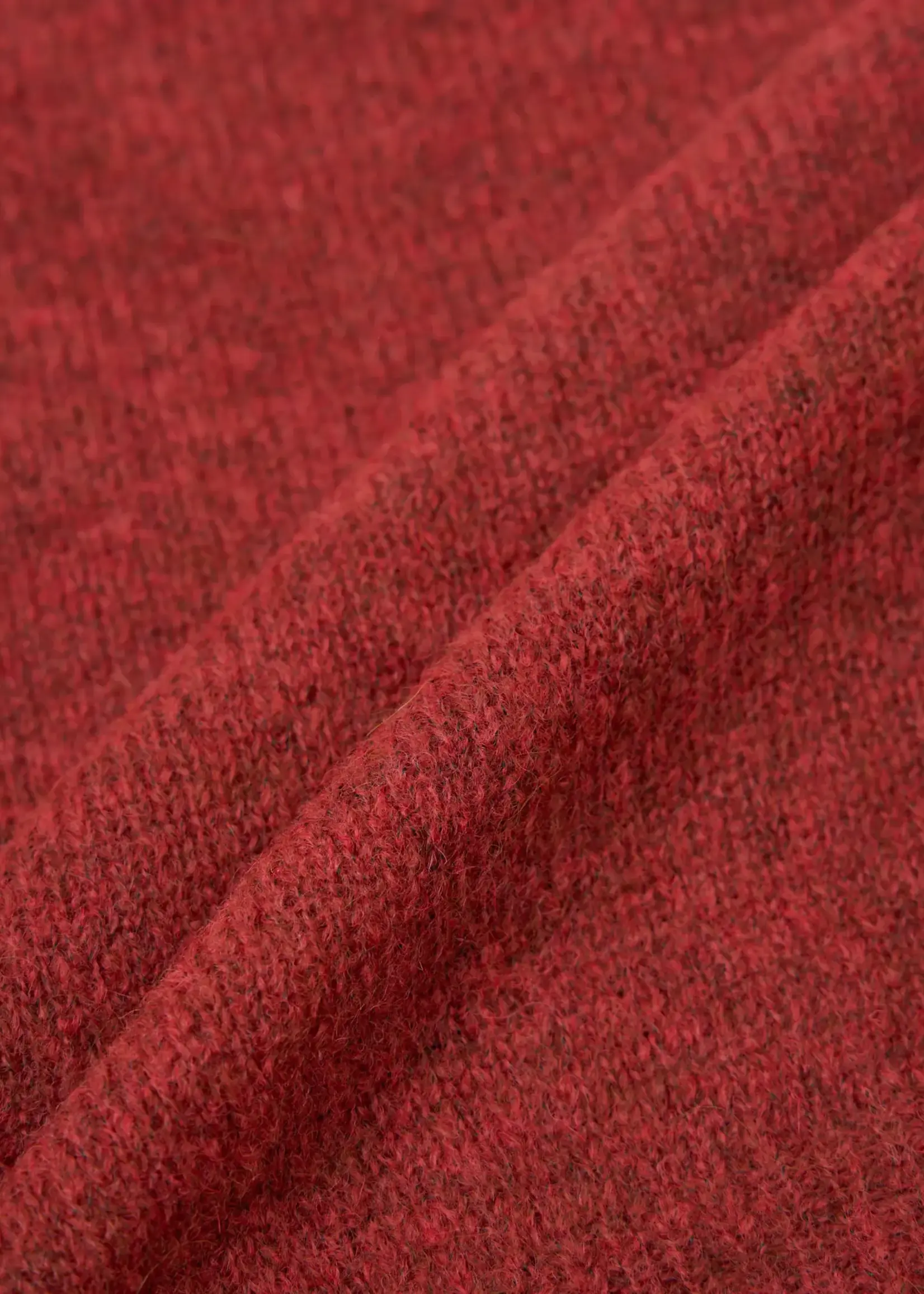 Universal Works Universal Works David Cardigan Deep Orange Alpaca Wool