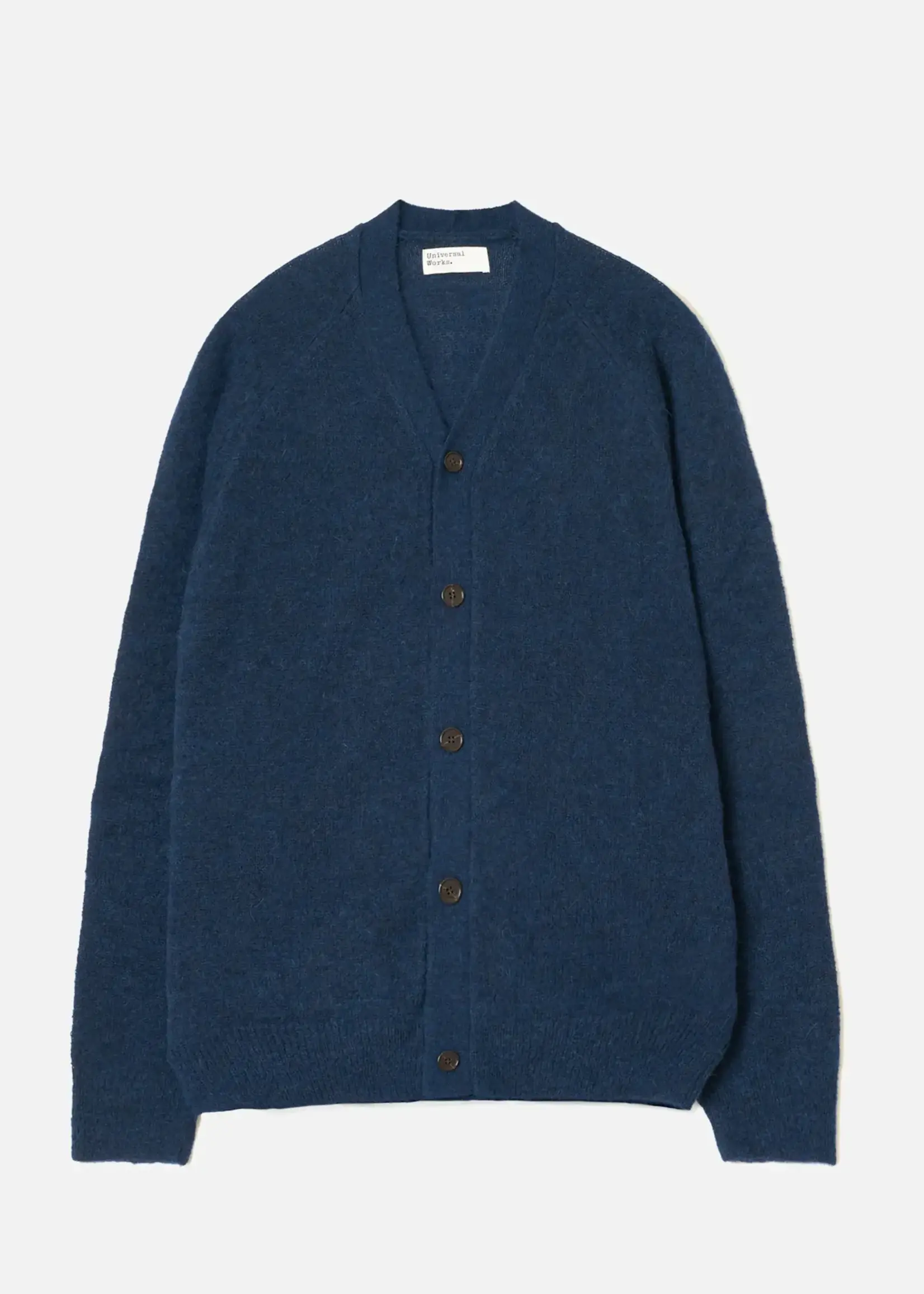 Universal Works Universal Works David Cardigan Navy Alpaca Wool